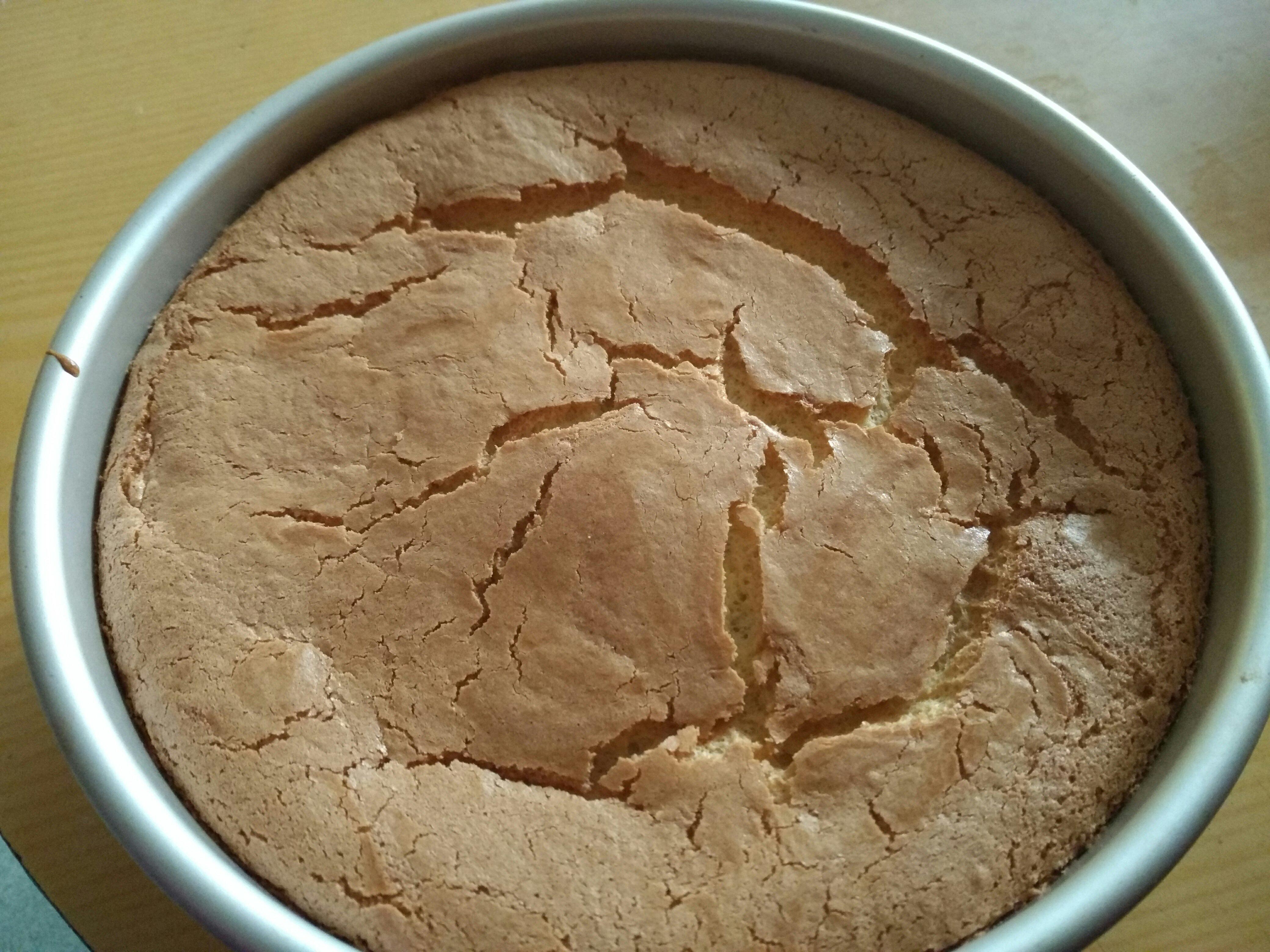 沒有低粉做戚風蛋糕 （超級懶人版）（油條粉）的做法 步骤6
