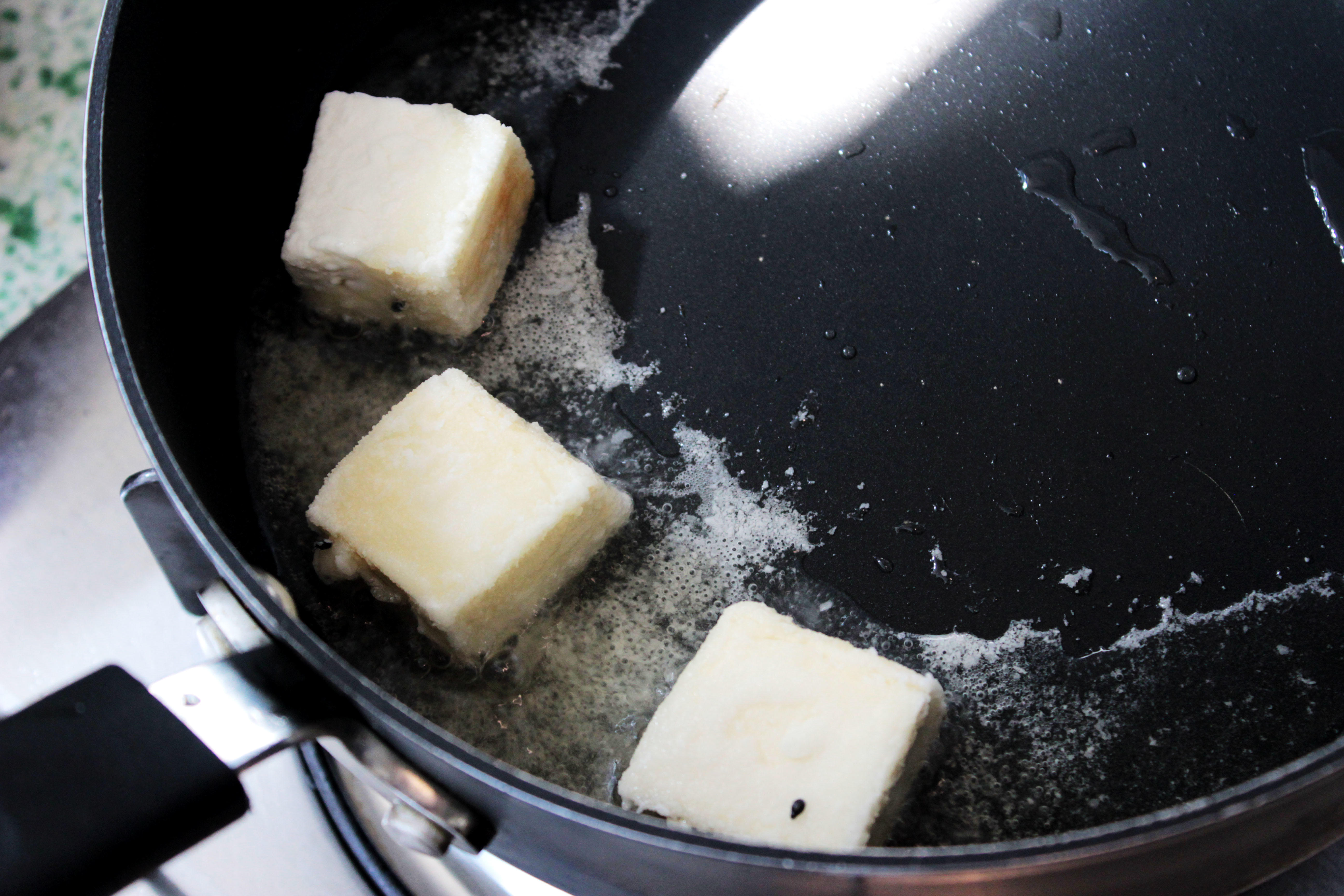 【山姆廚房】味噌醬煎炸豆腐的做法 步骤5