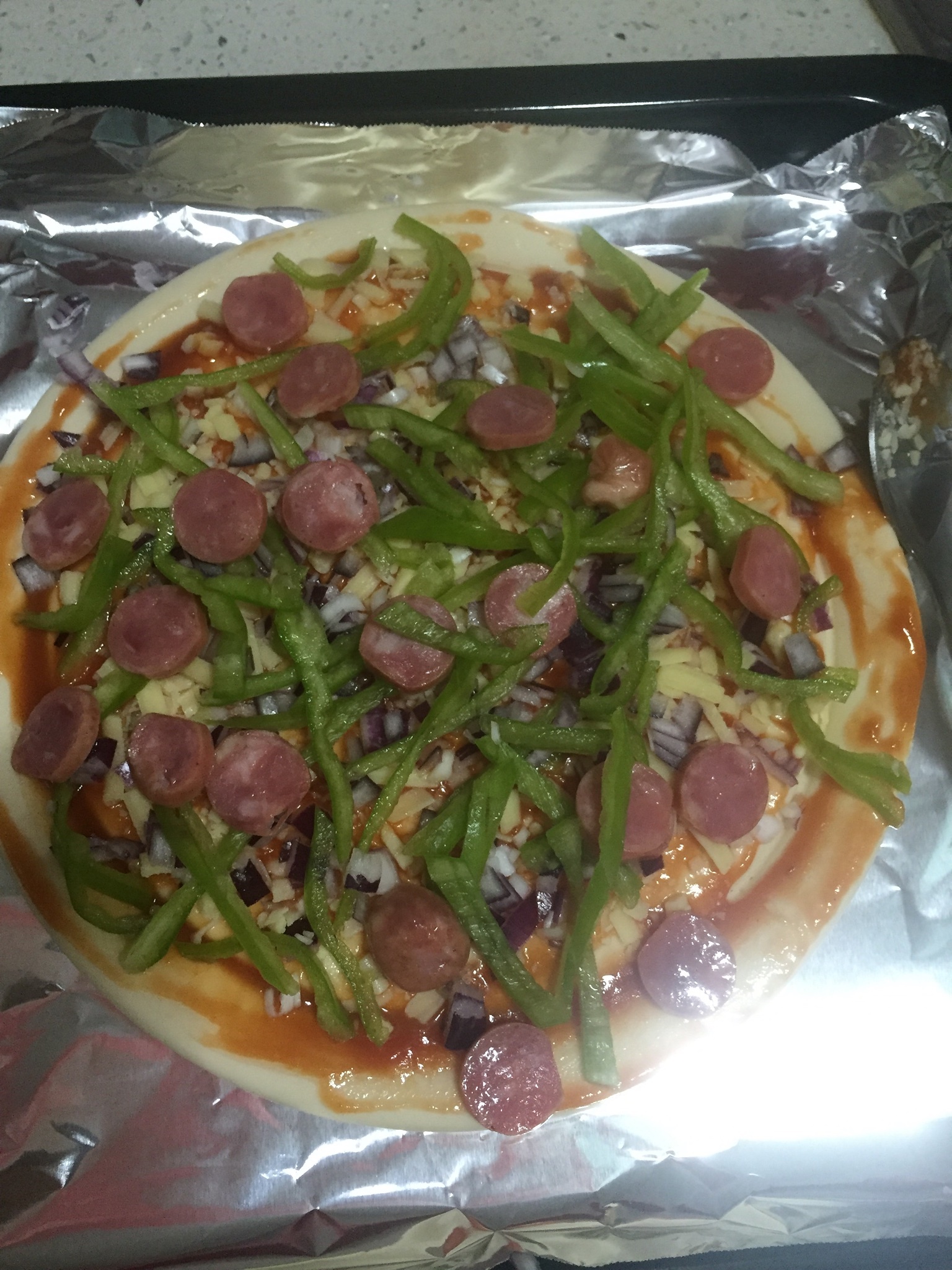 海鮮至尊披薩的做法 步骤5