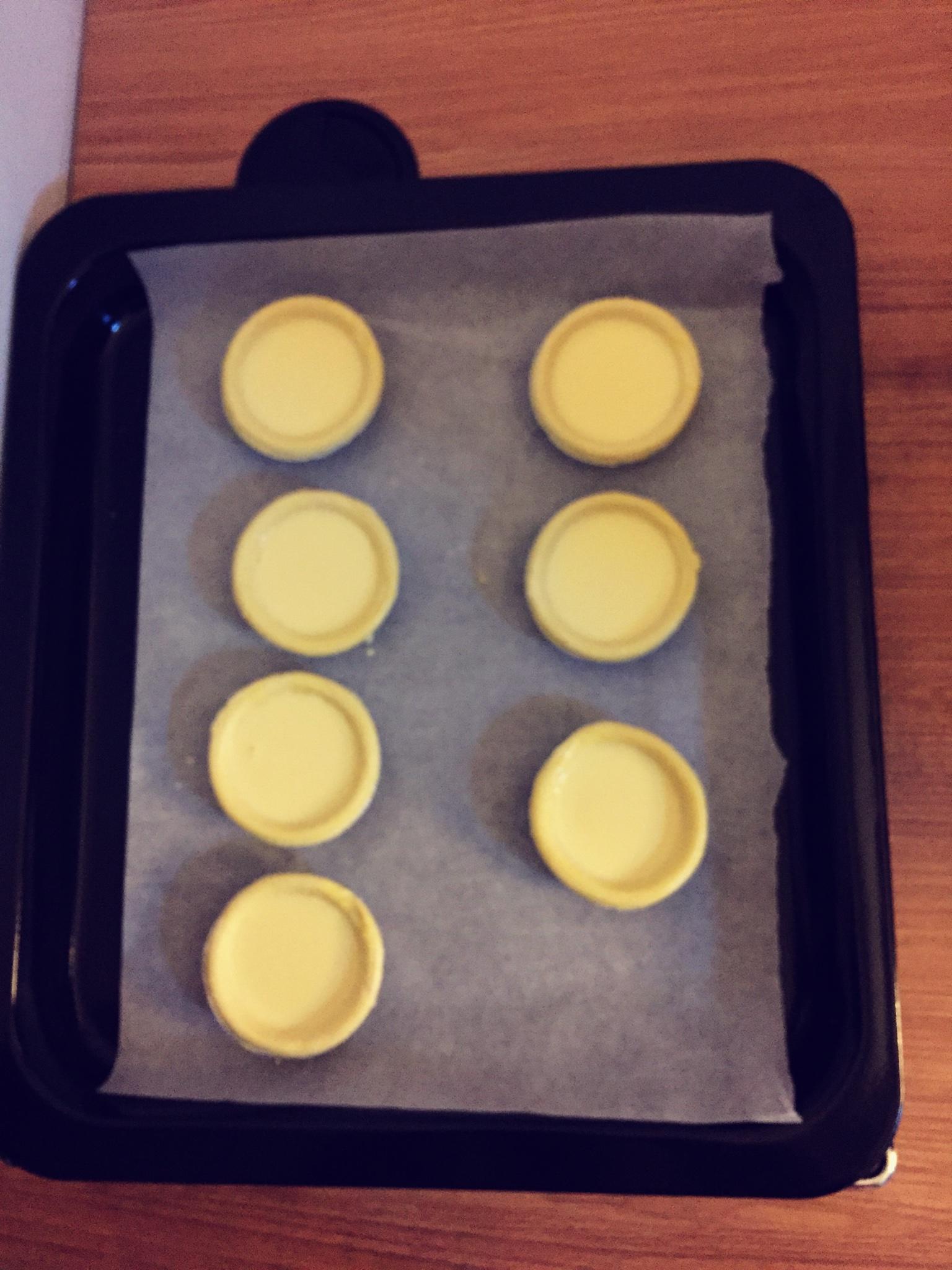烤箱的第一個作品～葡式蛋撻的做法 步骤3