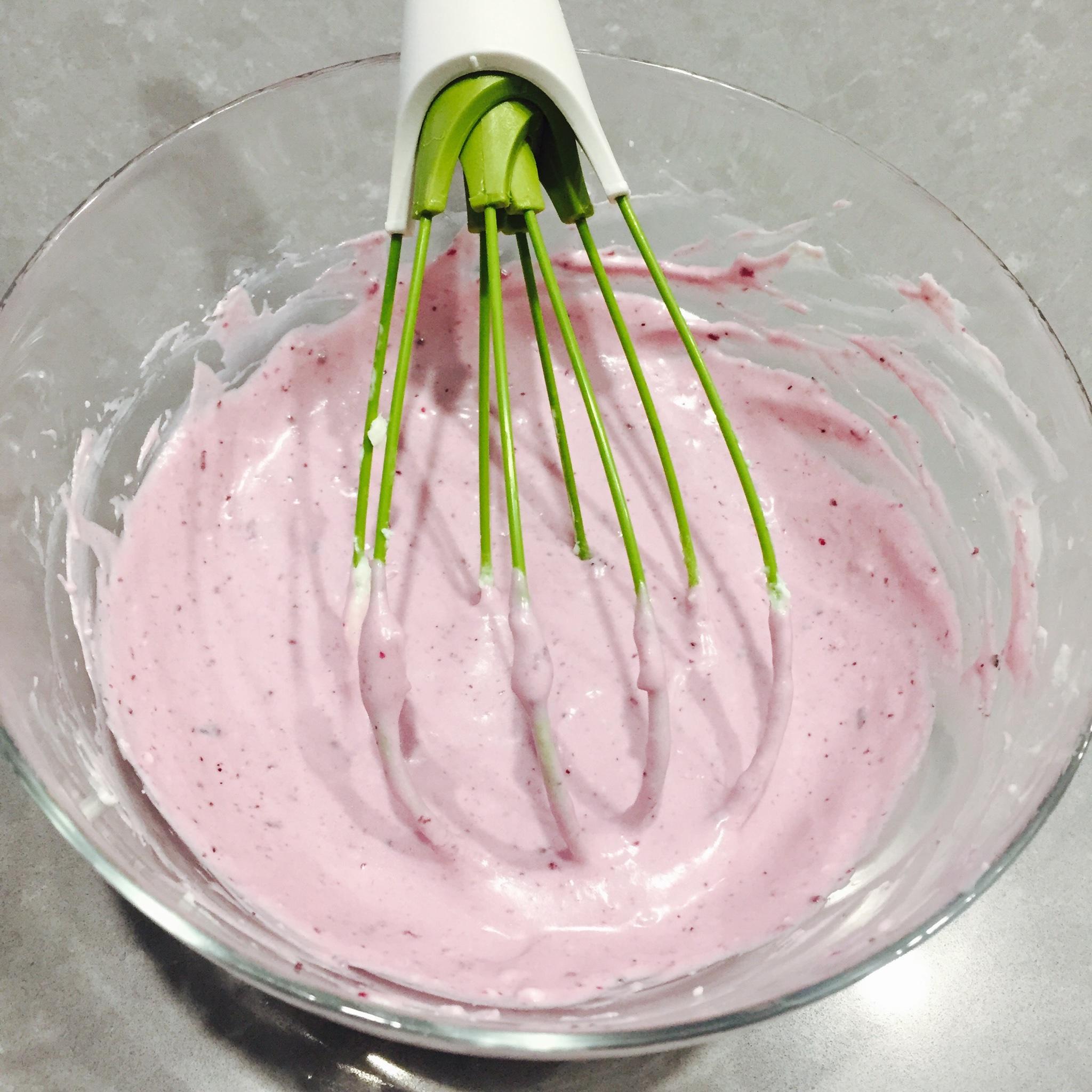 藍莓酸奶慕斯（減糖版）的做法 步骤6