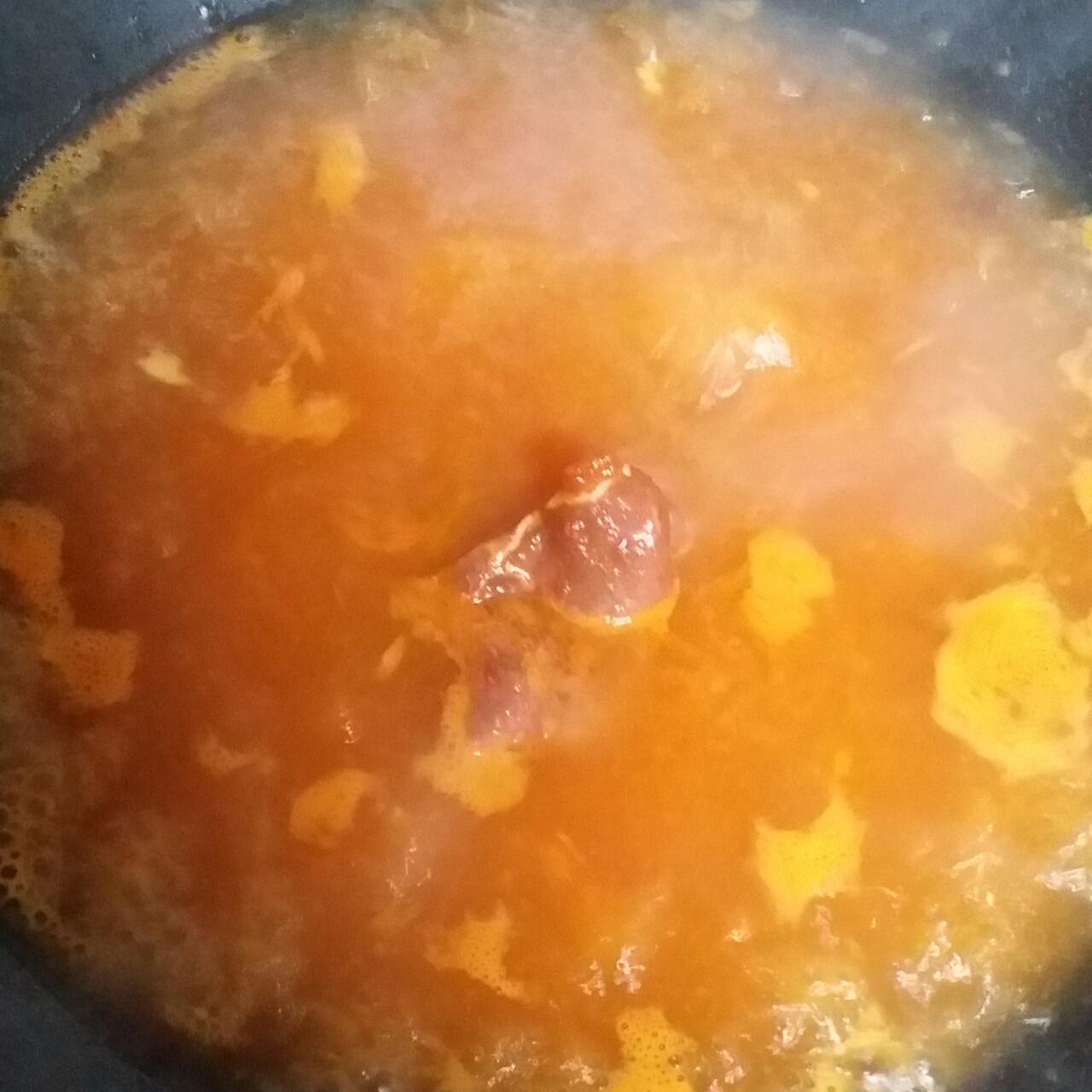 韓式辣醬湯泡飯的做法 步骤8