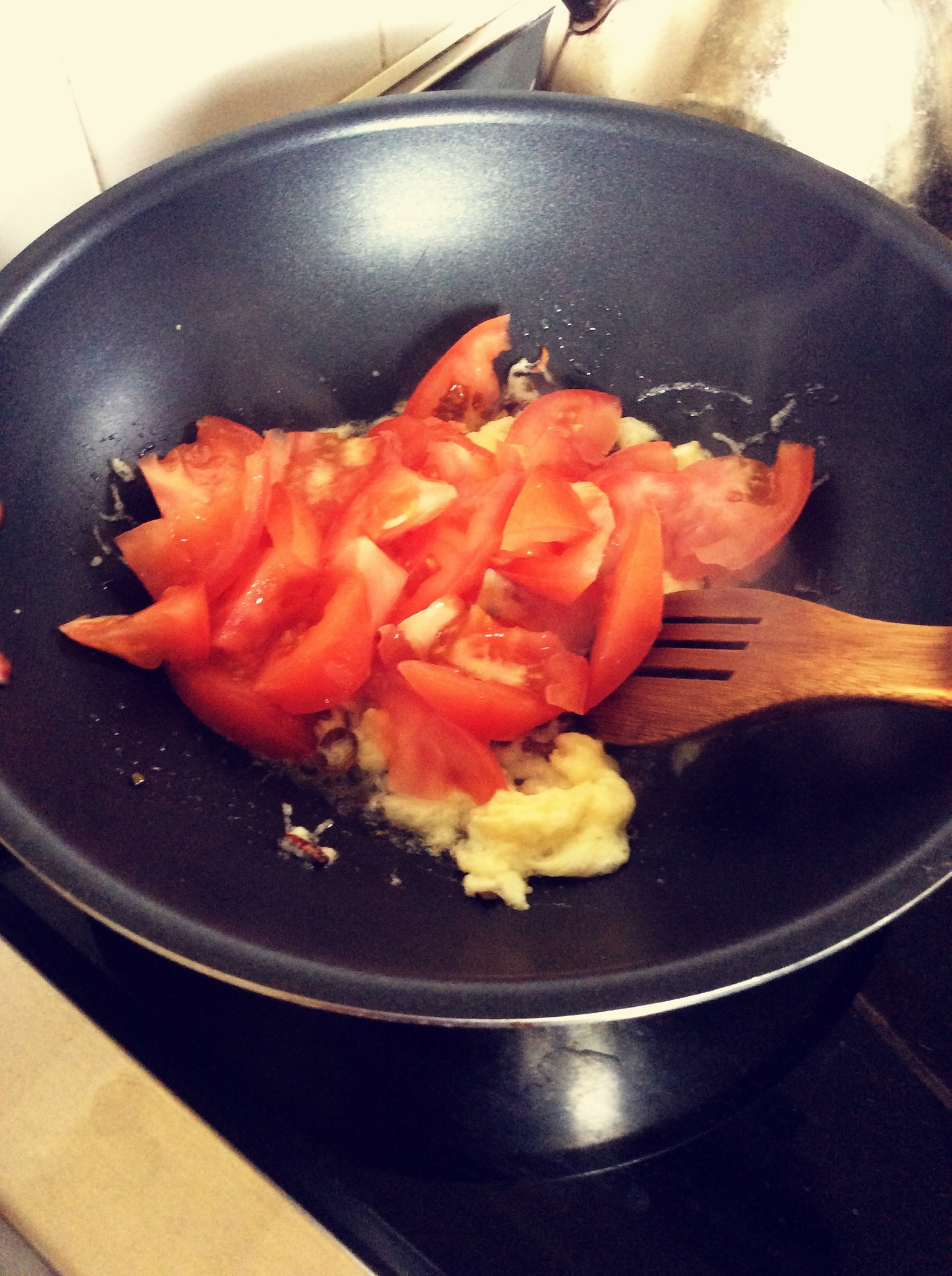 西紅柿雞蛋麪的做法 步骤5
