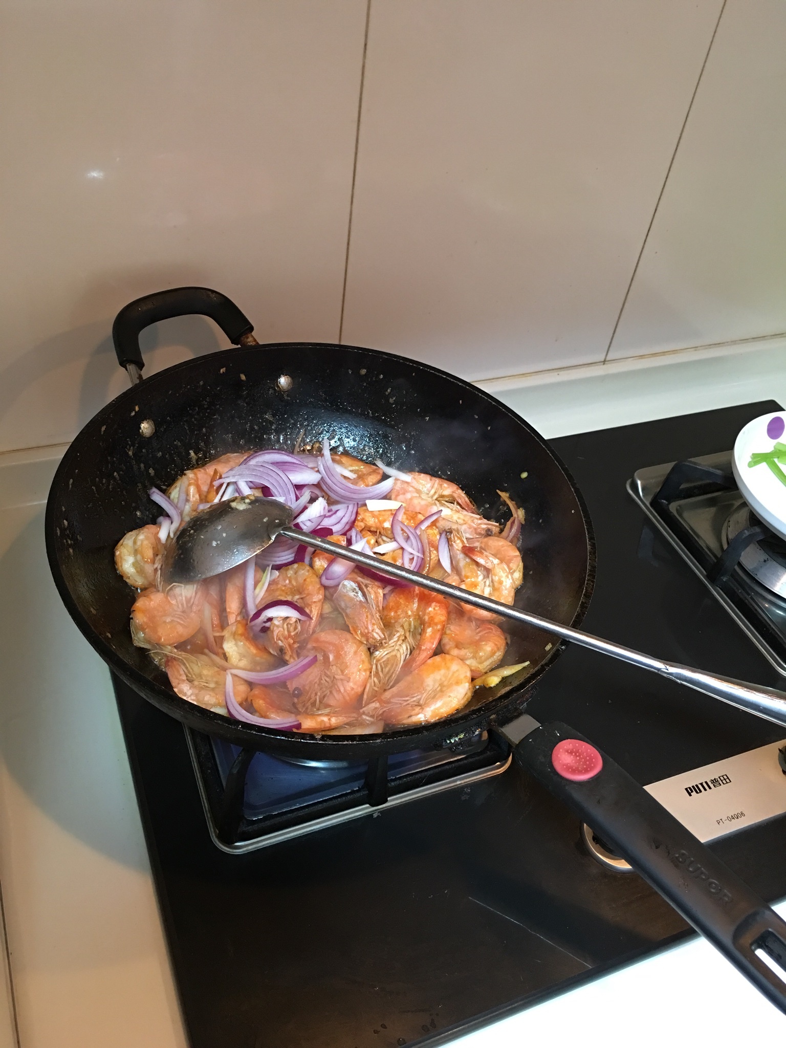 泰式咖哩焗大蝦的做法 步骤7