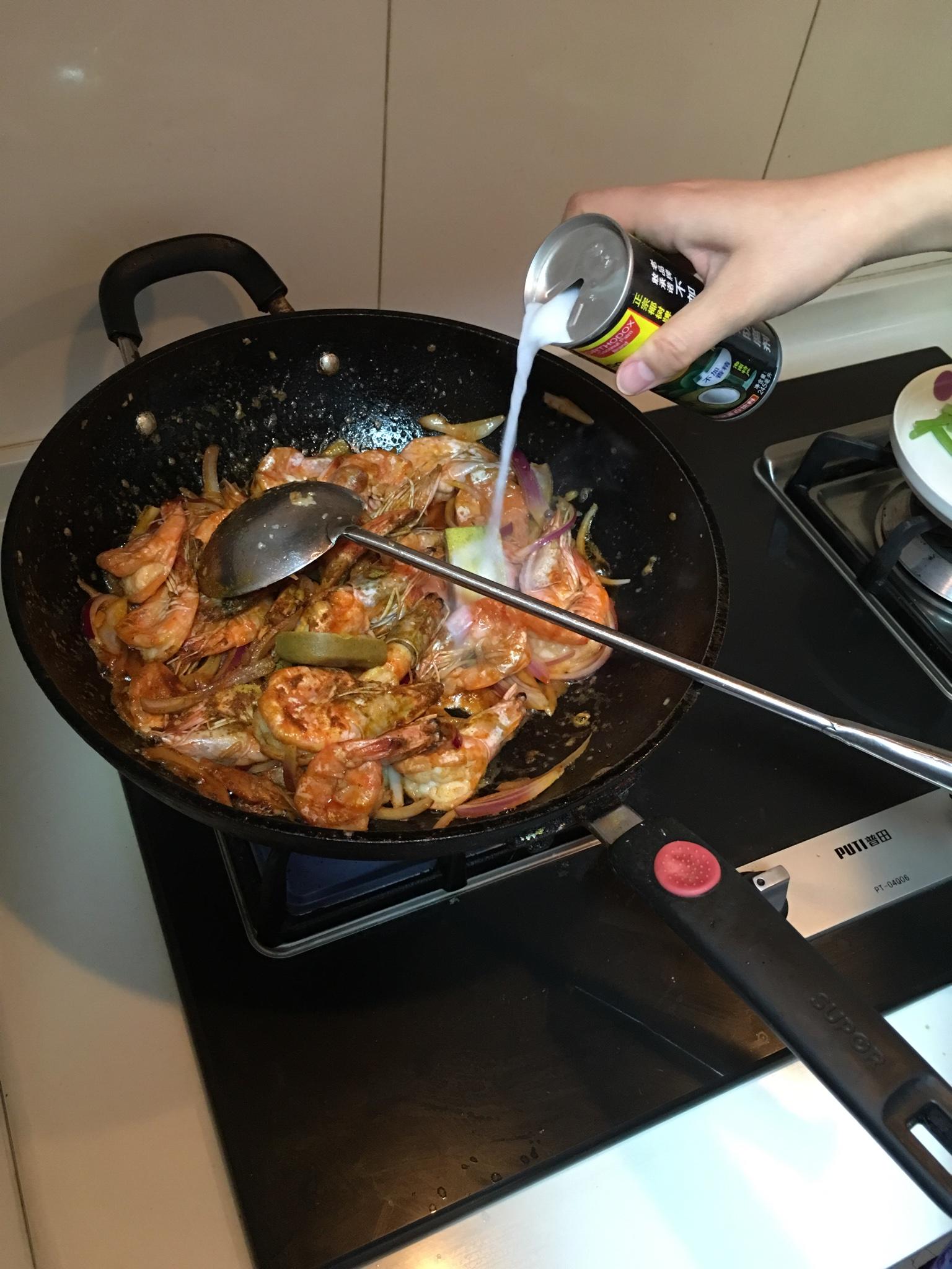 泰式咖哩焗大蝦的做法 步骤10