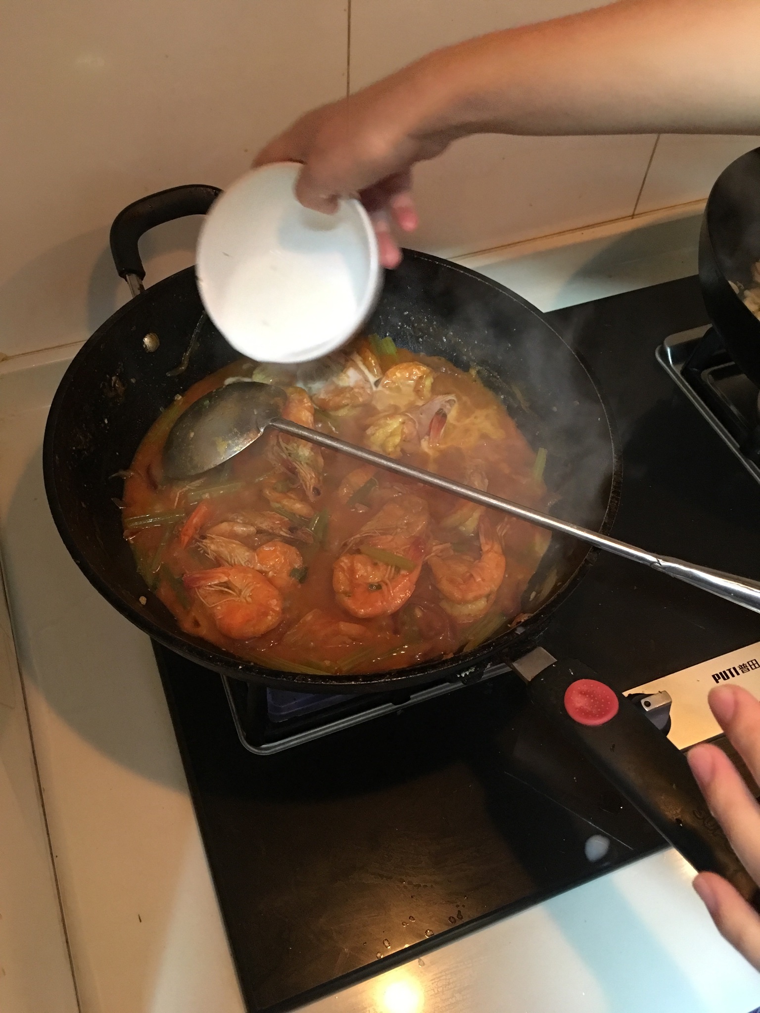 泰式咖哩焗大蝦的做法 步骤15