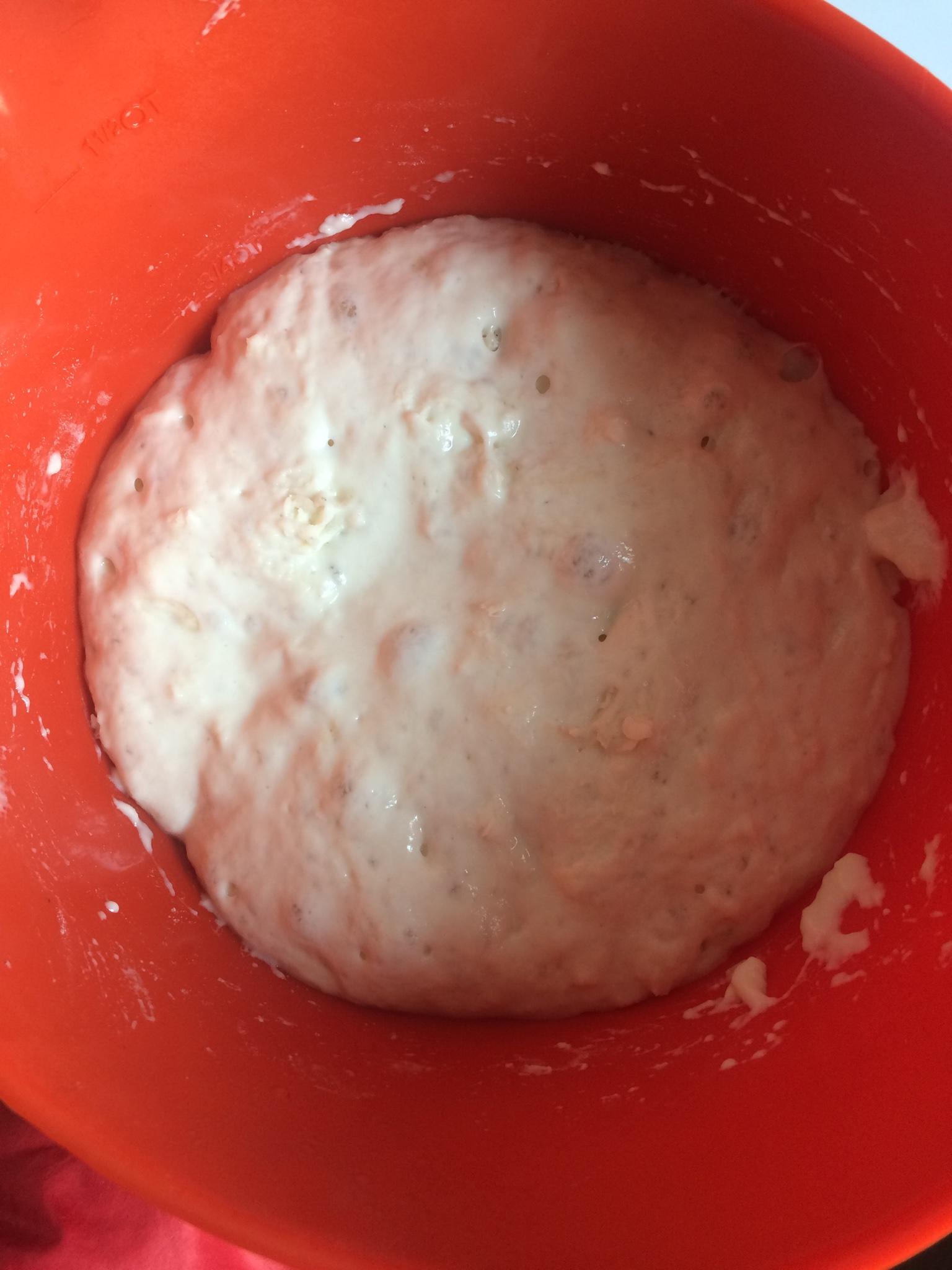 豆漿麥片吐司麪包（湯種+液種）的做法 步骤3