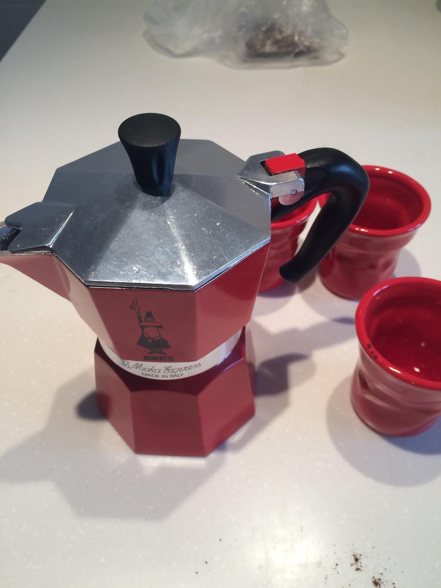 摩卡壺咖啡製作過程的做法 步骤3