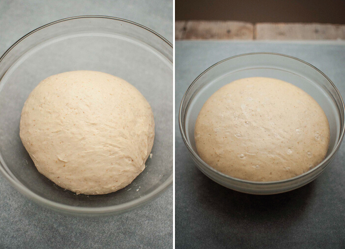 【my little nordic kitchen】天然酵種肉桂黑巧克力花環面包的做法 步骤2