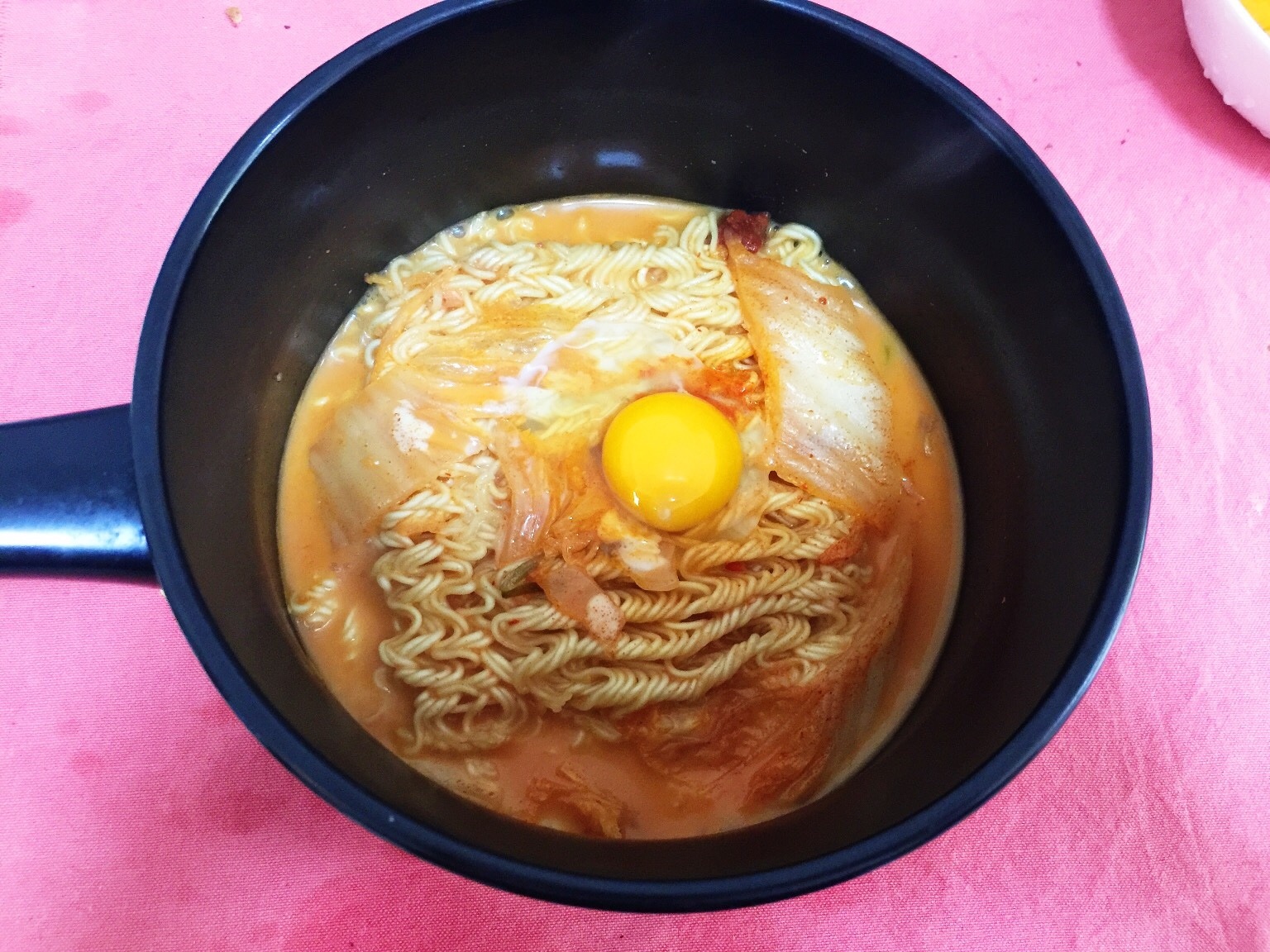 韓式芝士拉麪鍋，回味煮泡麪的小樂趣的做法 步骤2
