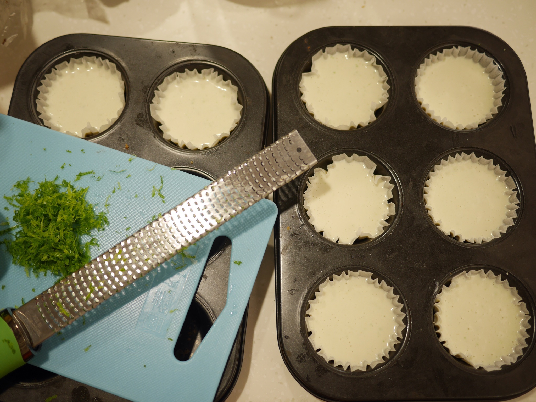 椰子青檸「芝士」蛋糕【Coconut&Lime Cheesecake Bites】的做法 步骤3