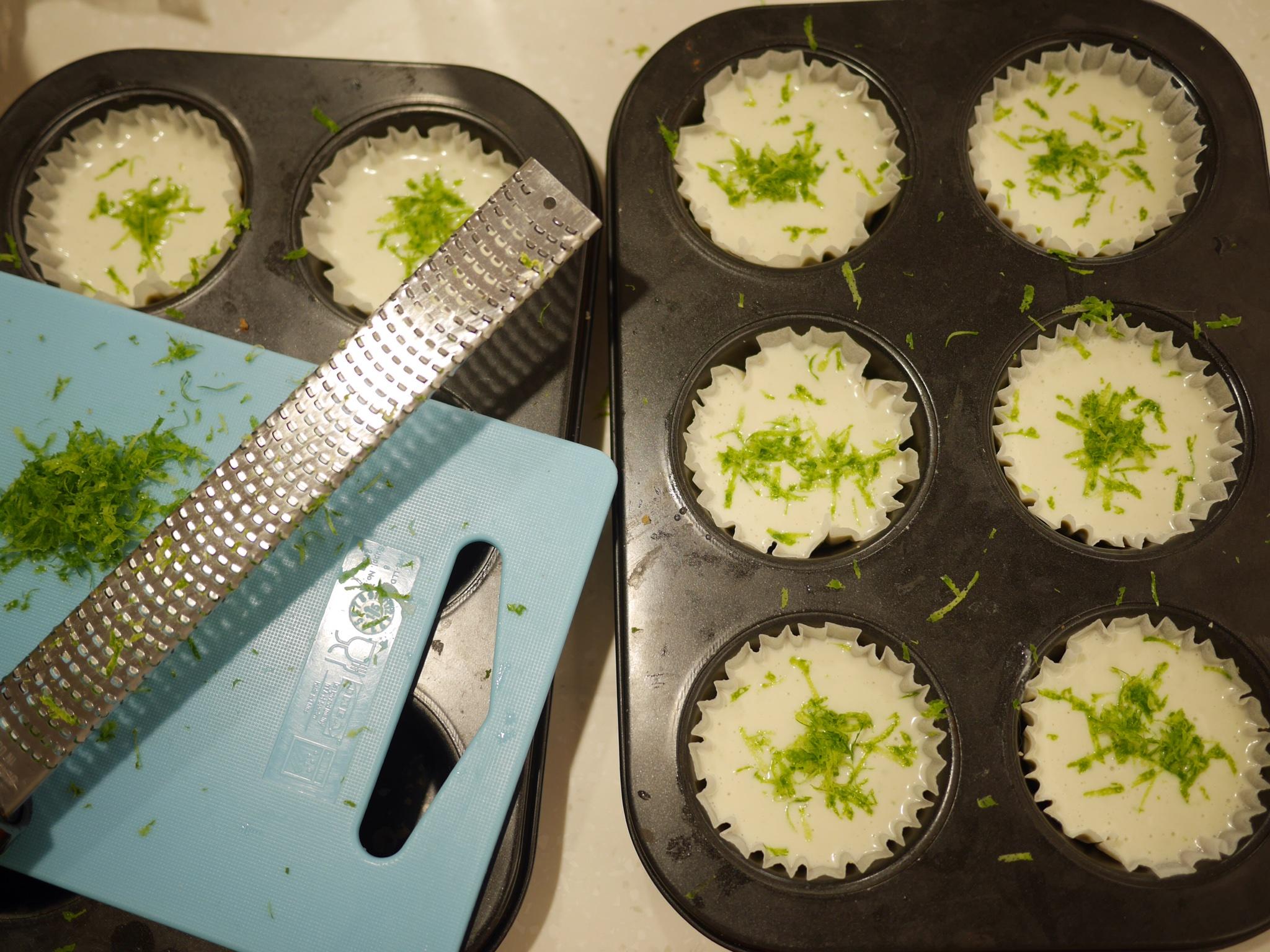 椰子青檸「芝士」蛋糕【Coconut&Lime Cheesecake Bites】的做法 步骤4