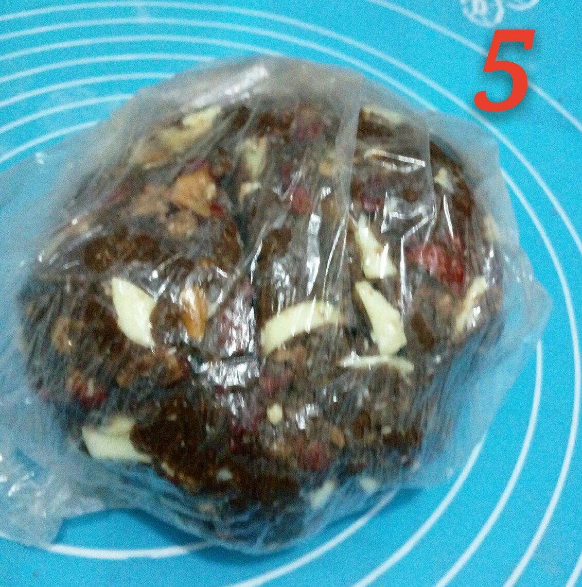 中式榴蓮紅棗巧克力餅乾的做法 步骤5