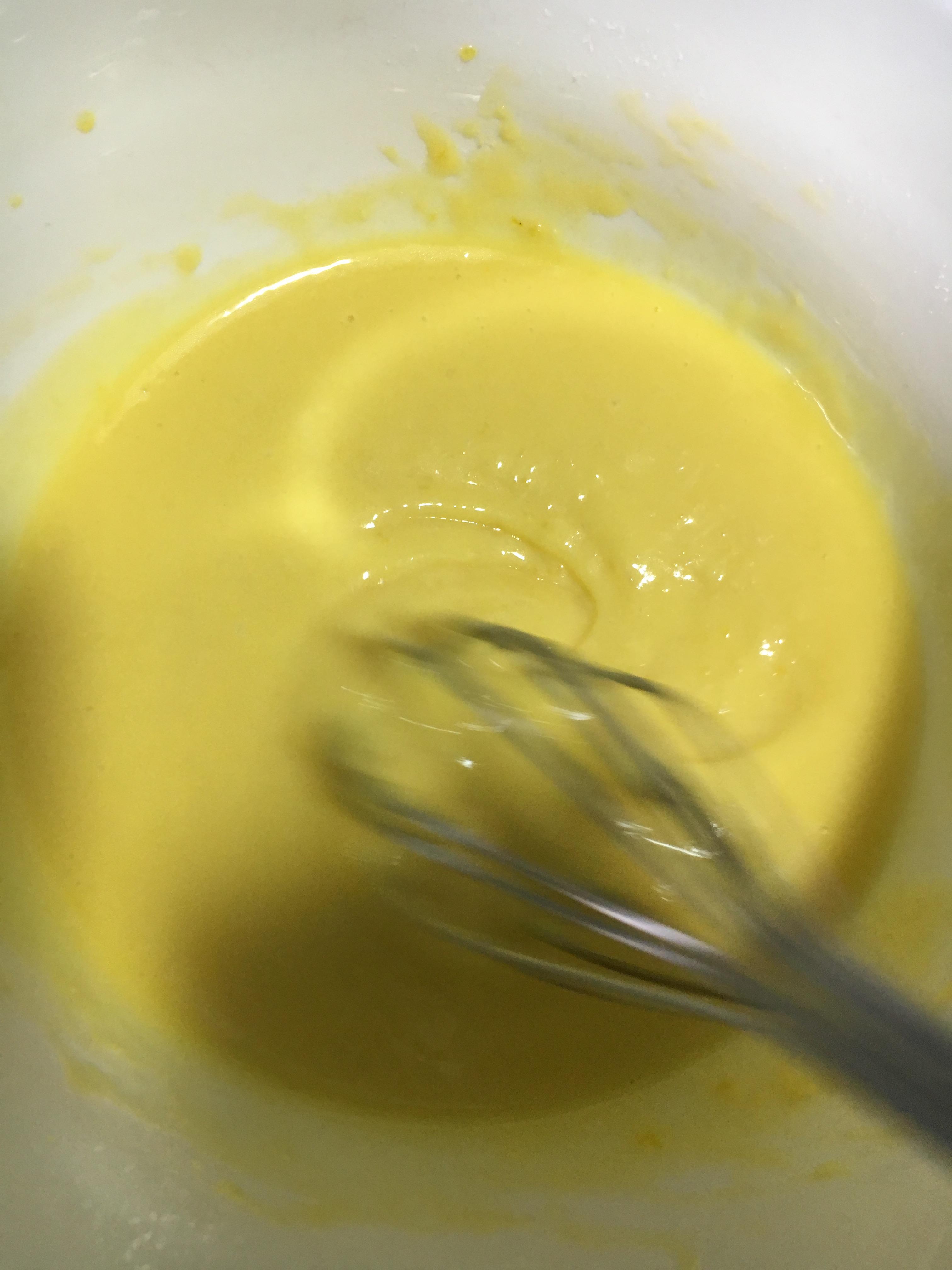 小清新檸檬戚風蛋糕 6寸2蛋的做法 步骤6