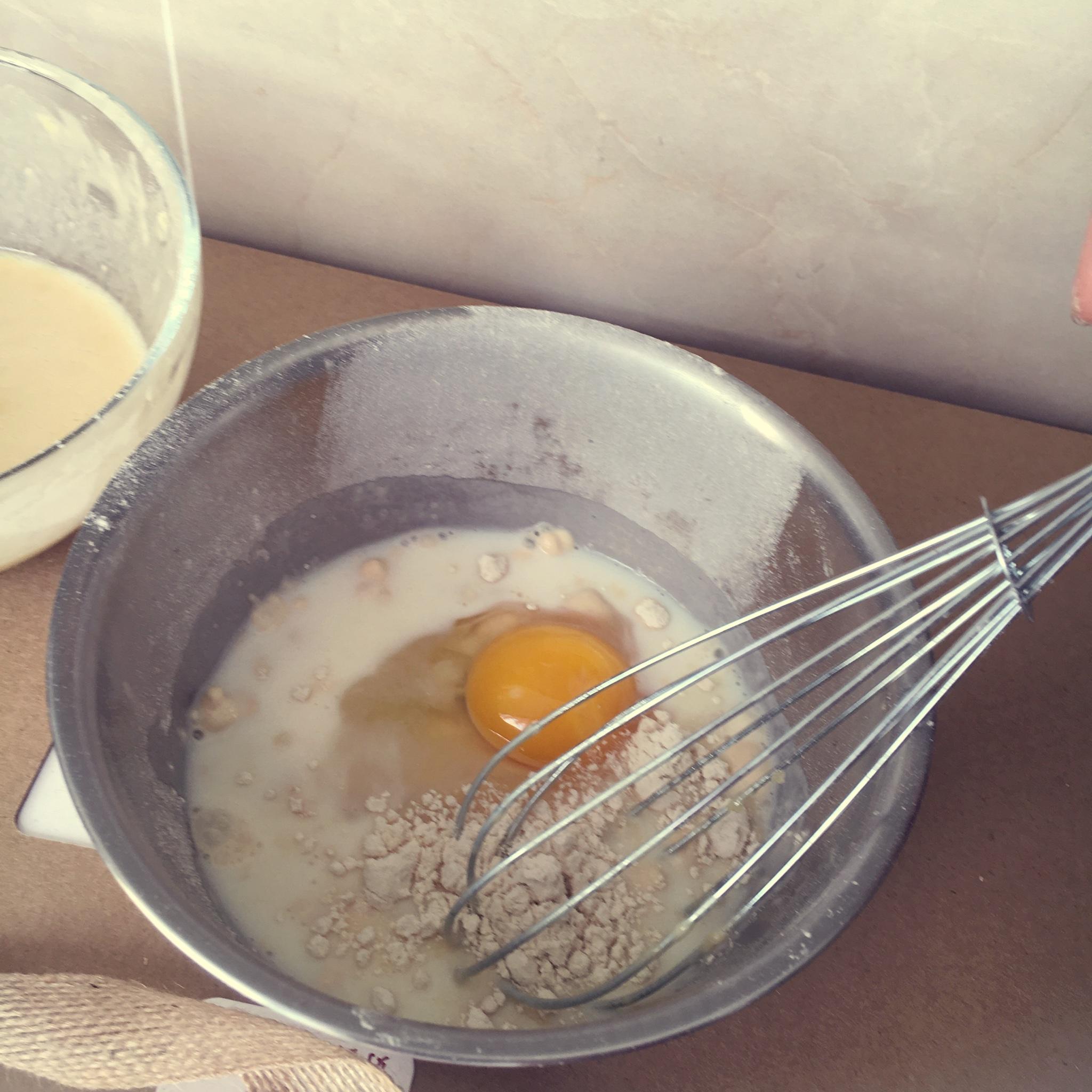 簡單快手早餐---德式pancake/Dutch Baby的做法 步骤2