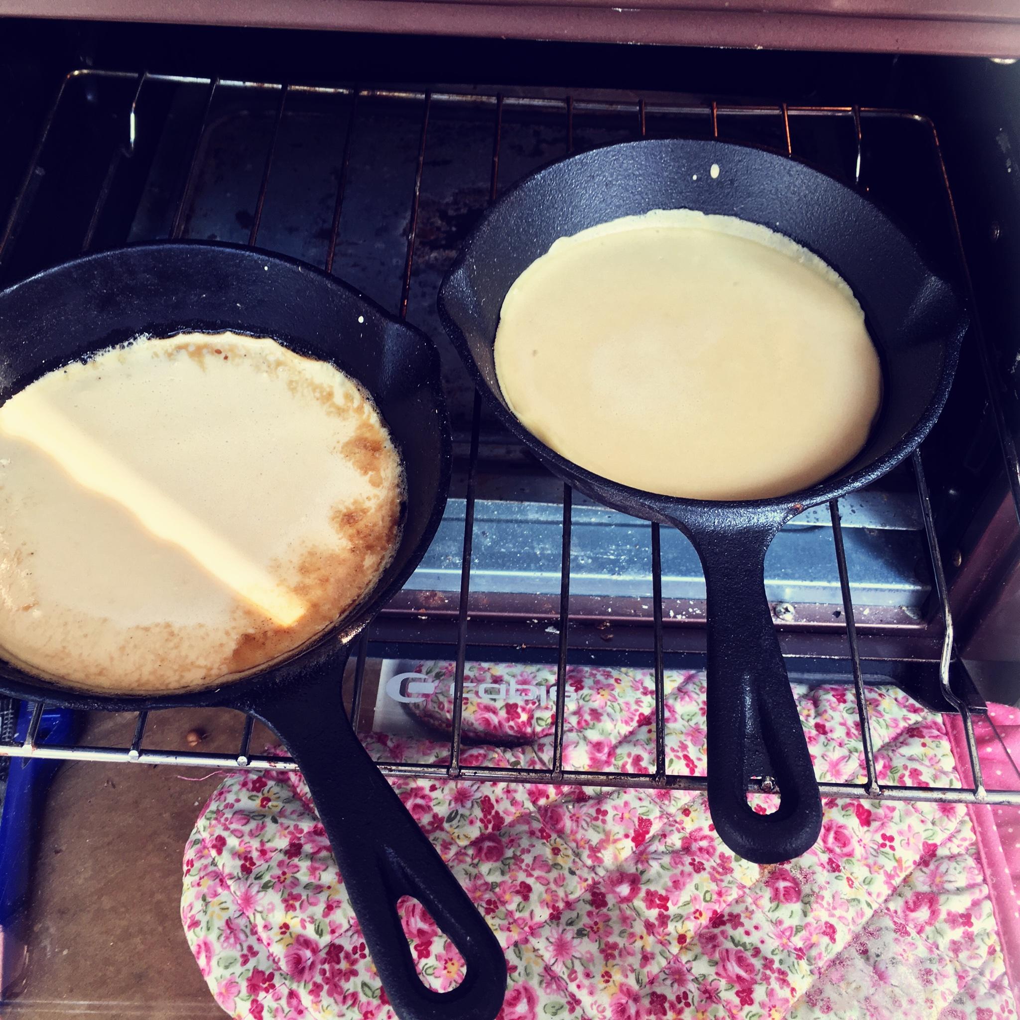 簡單快手早餐---德式pancake/Dutch Baby的做法 步骤3
