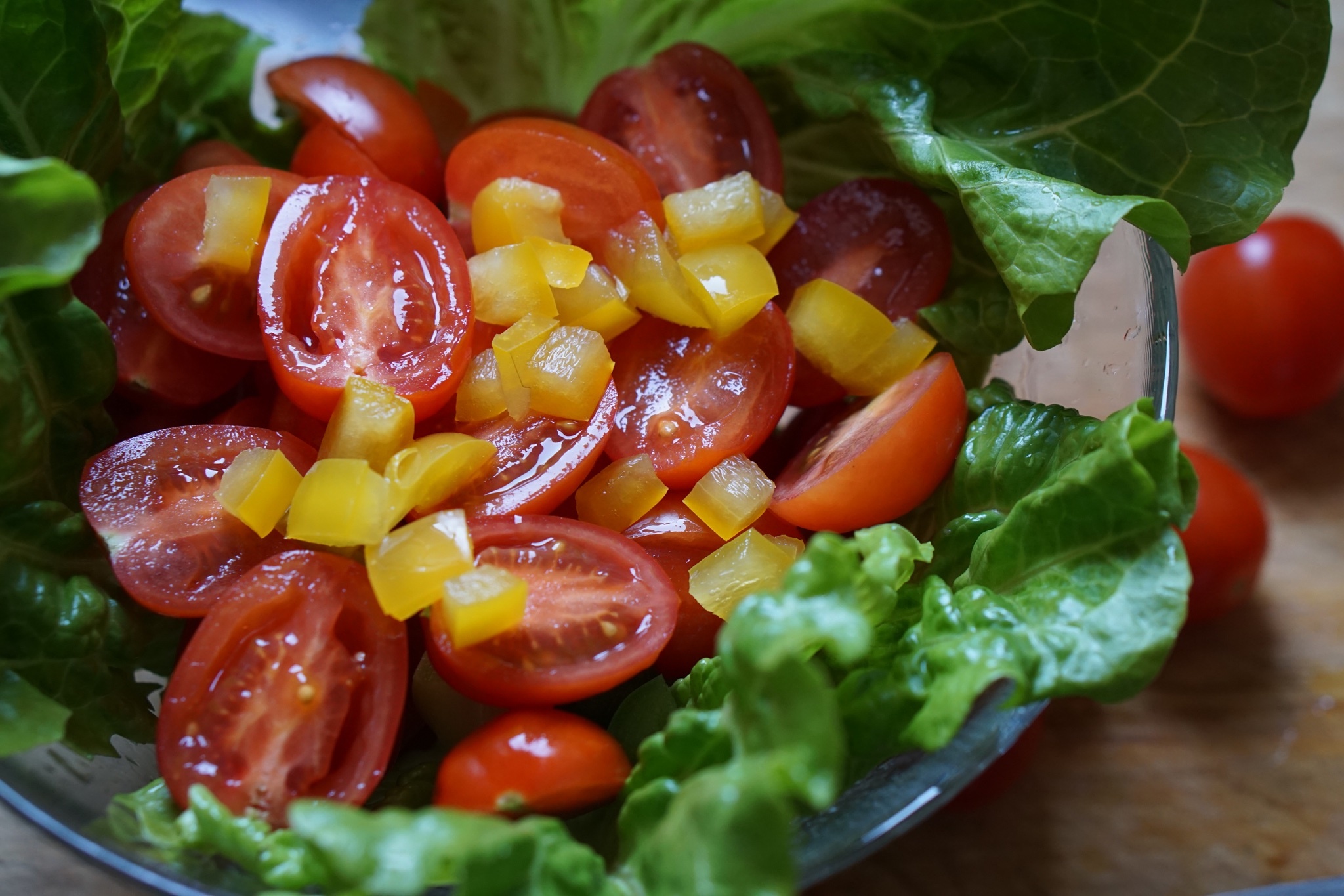 吃草減肥の番茄生菜色拉的做法 步骤3
