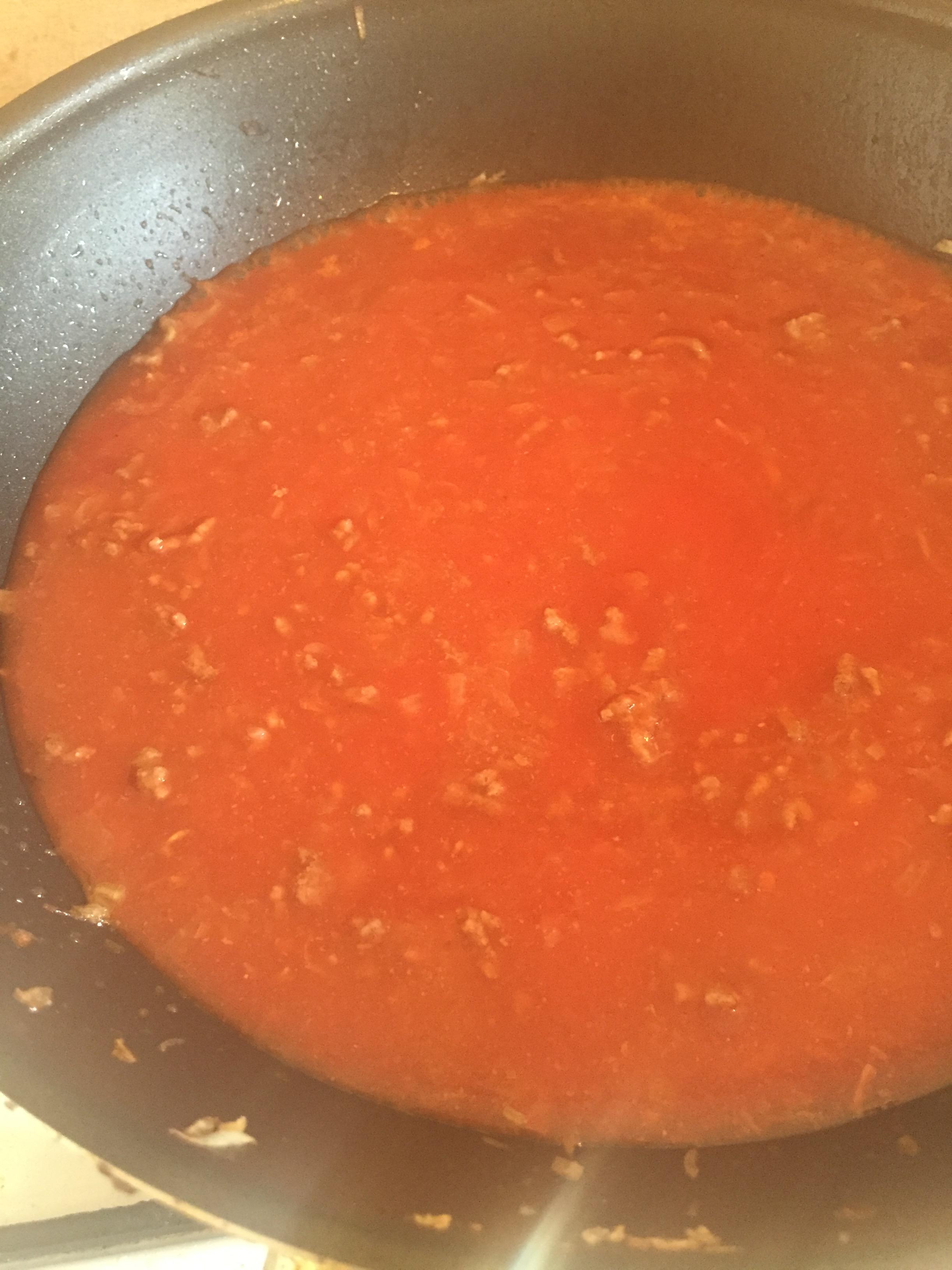 番茄肉醬意麪的做法 步骤4