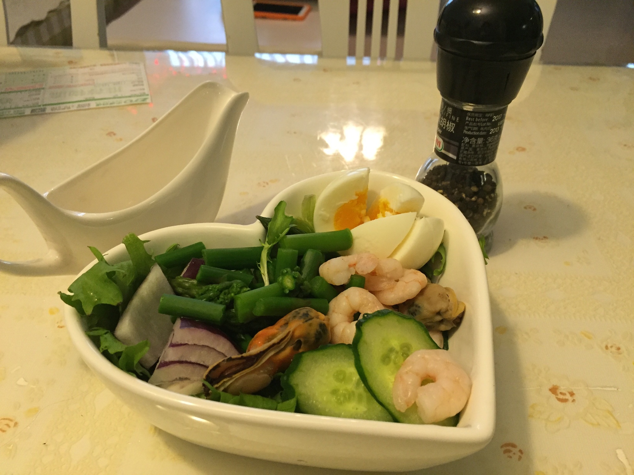 減肥營養海鮮蔬菜西式拌菜的做法 步骤4