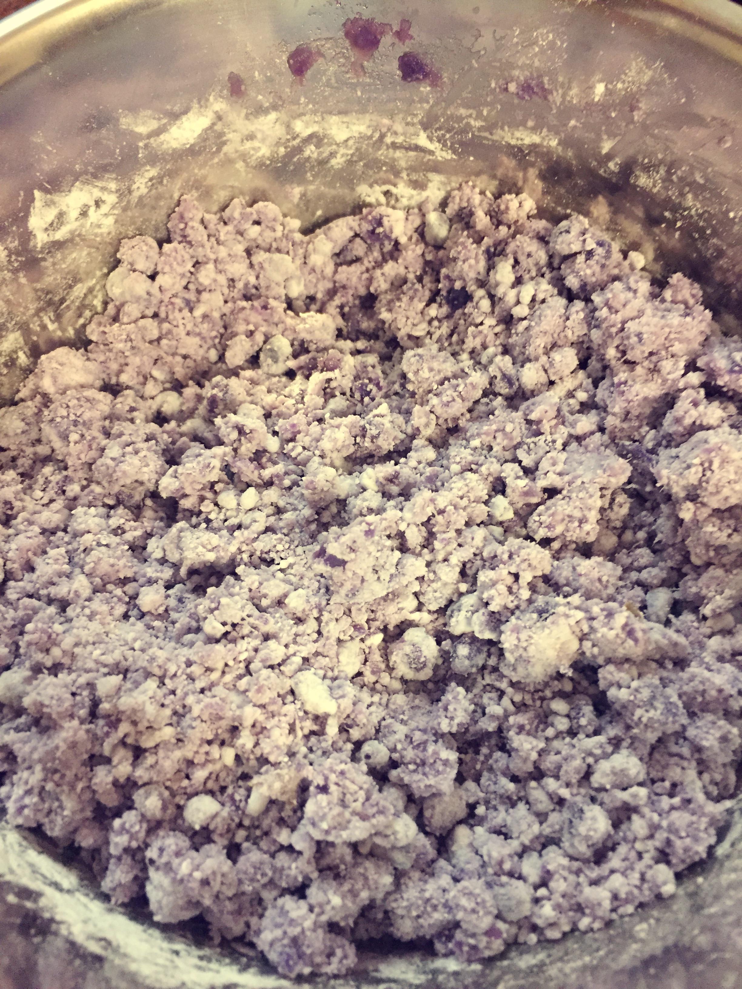 蜂蜜紫薯蒸糕的做法 步骤3