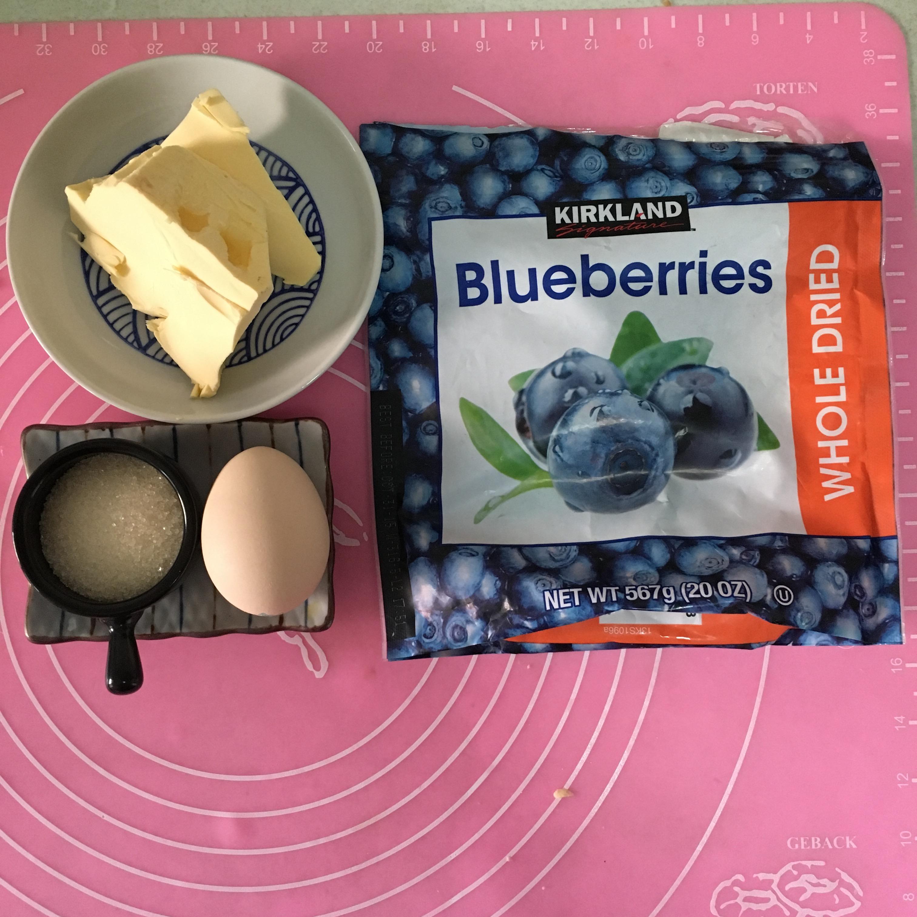 大聖零食：藍莓餅乾（一歲以上寶寶）的做法 步骤1