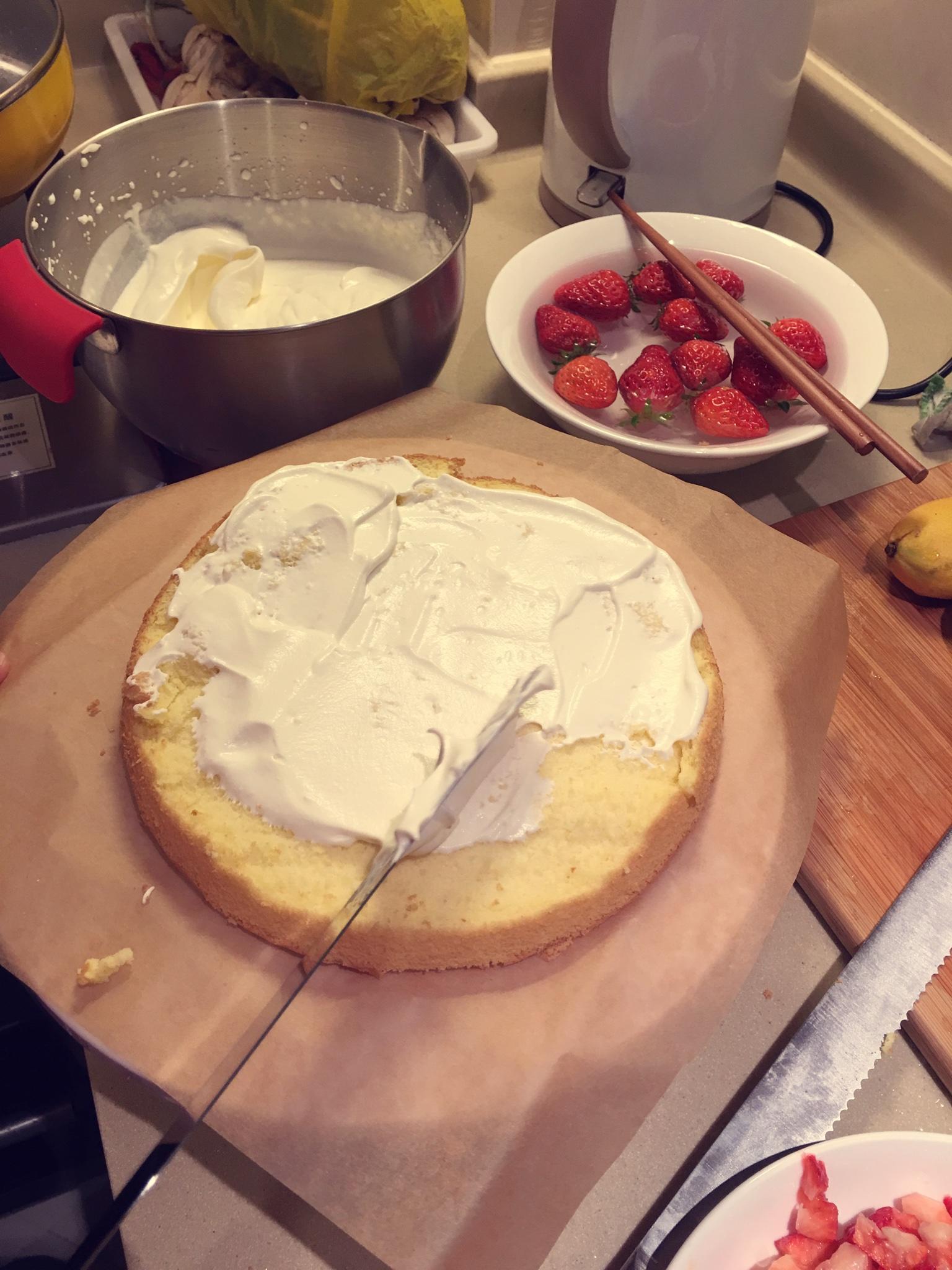 水果蛋糕8寸（第一次做非常成功）的做法 步骤4