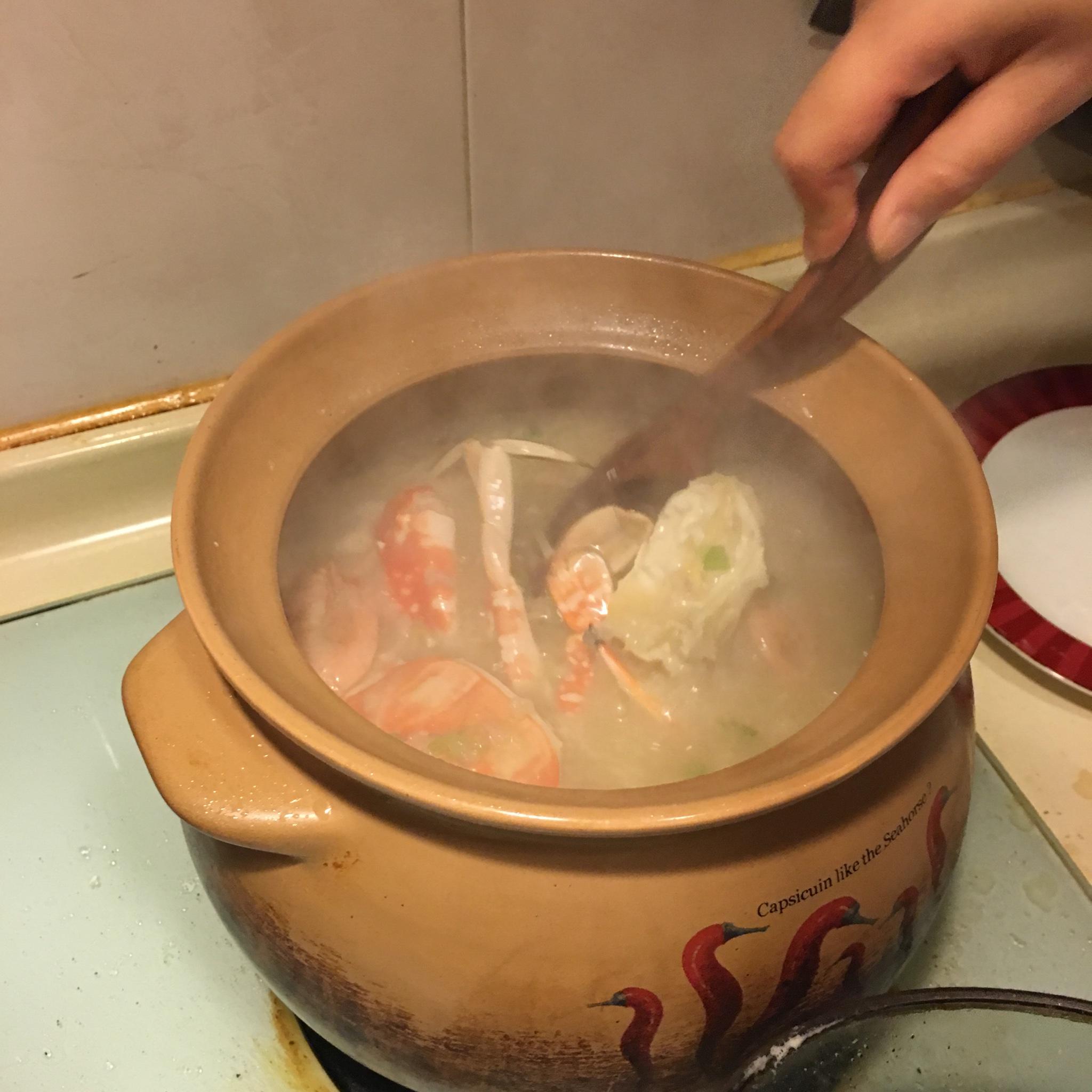 海鮮粥的做法 步骤5