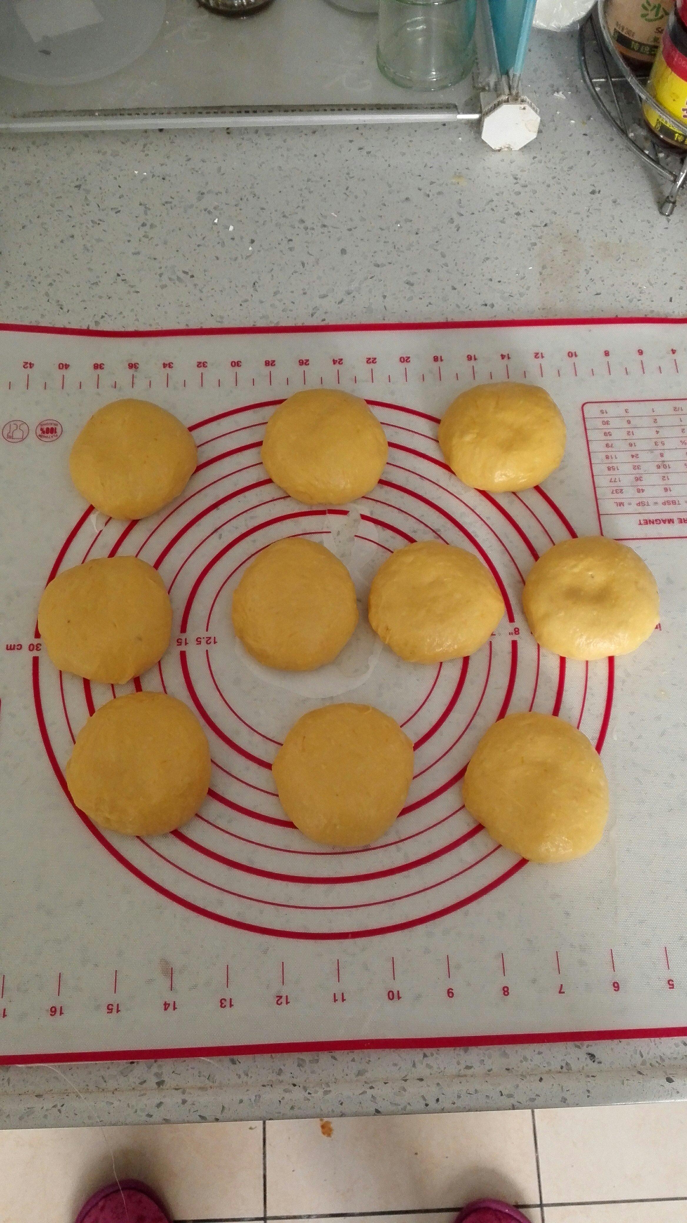 南瓜麻薯麪包～消耗湯圓好方法的做法 步骤2