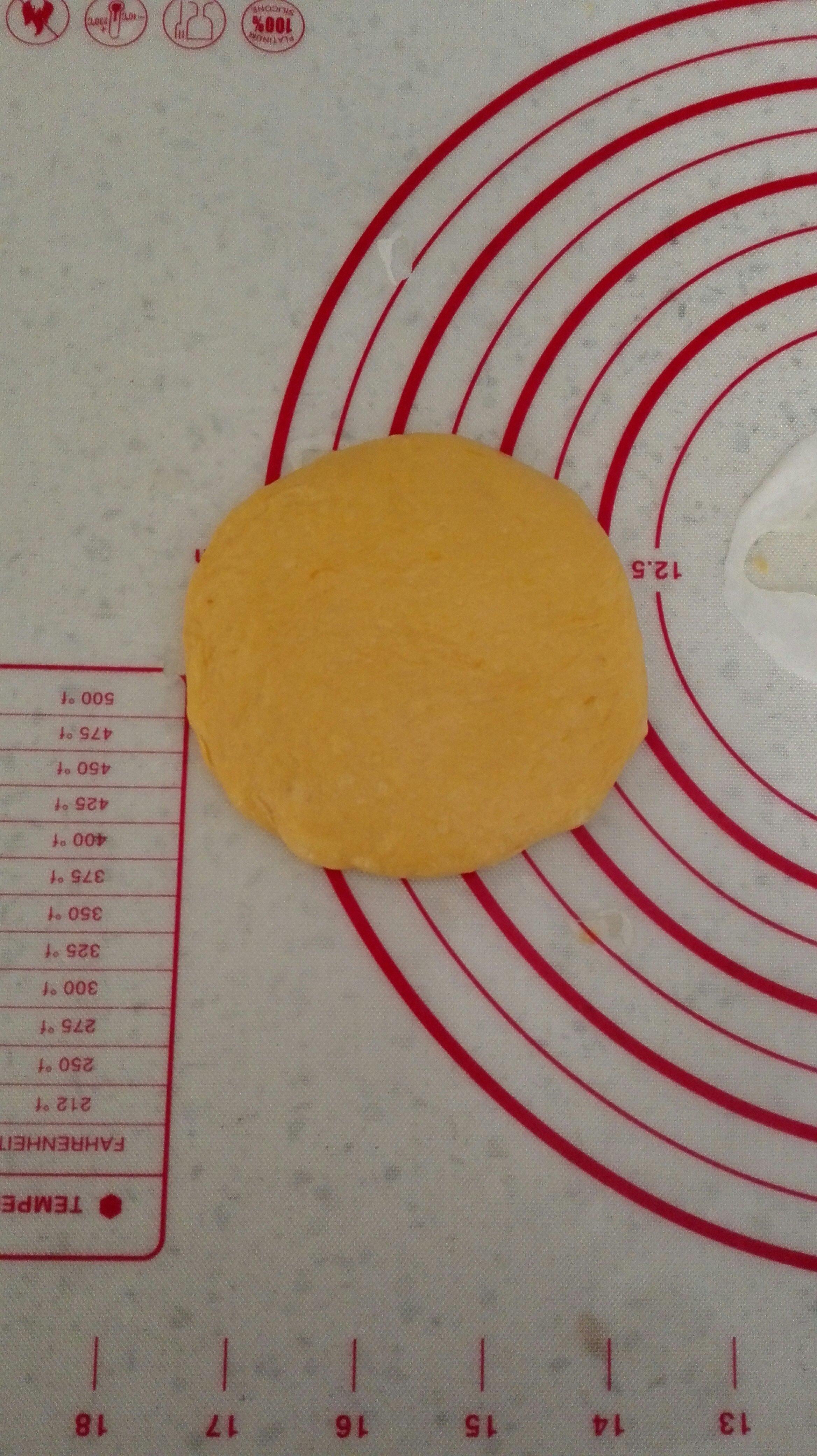 南瓜麻薯麪包～消耗湯圓好方法的做法 步骤3