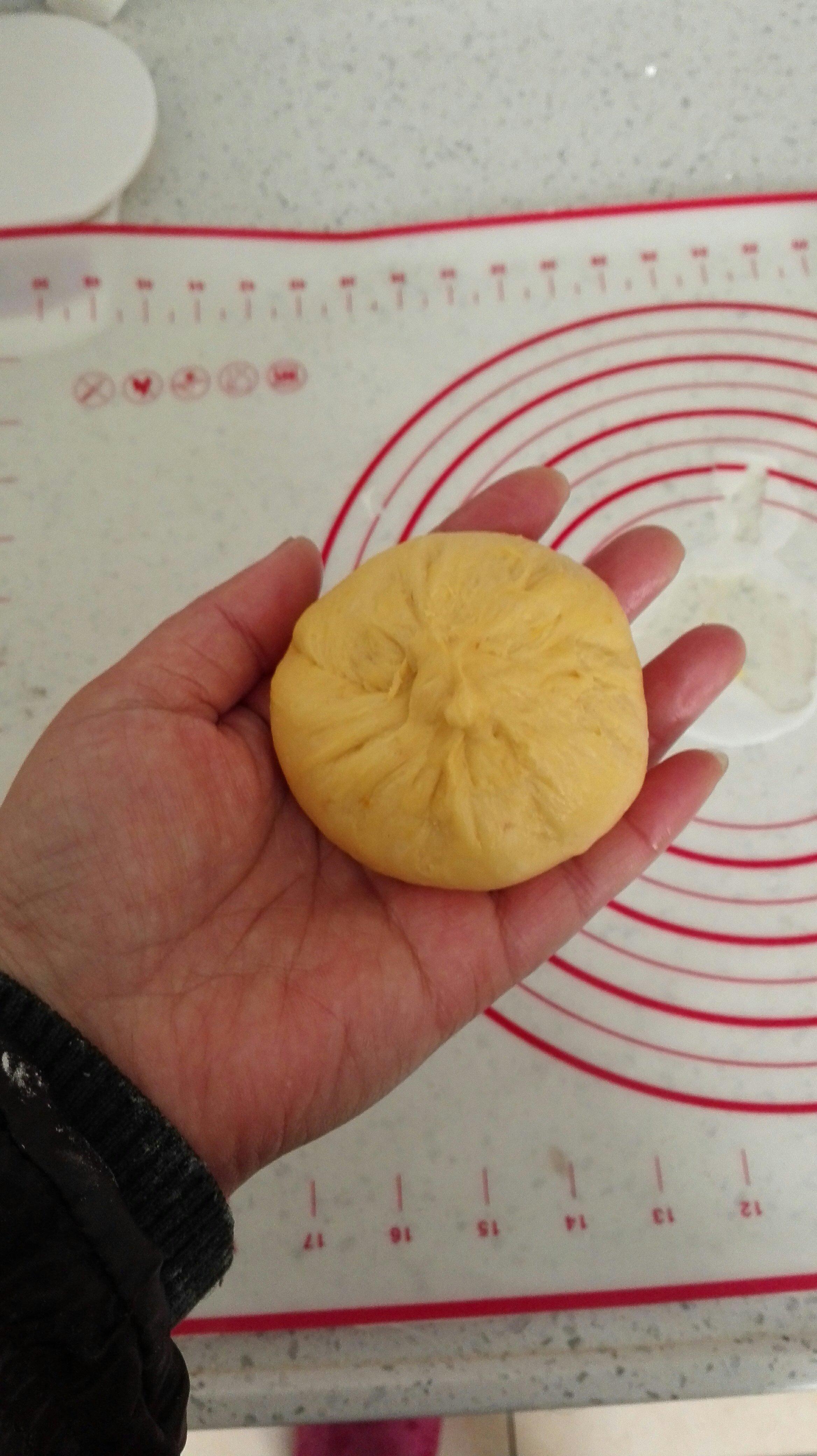 南瓜麻薯麪包～消耗湯圓好方法的做法 步骤6