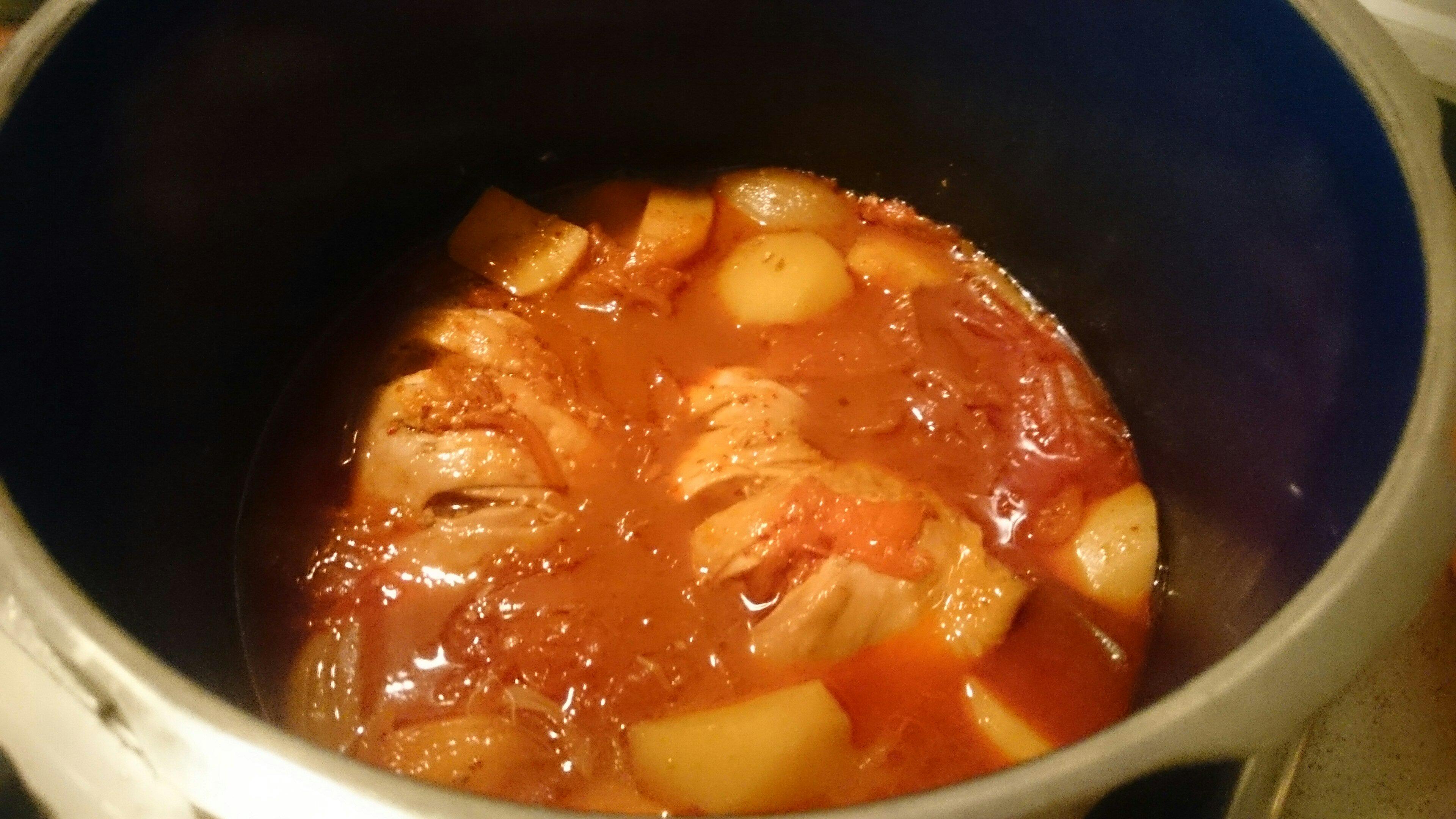 韓式土豆燉雞的做法 步骤7
