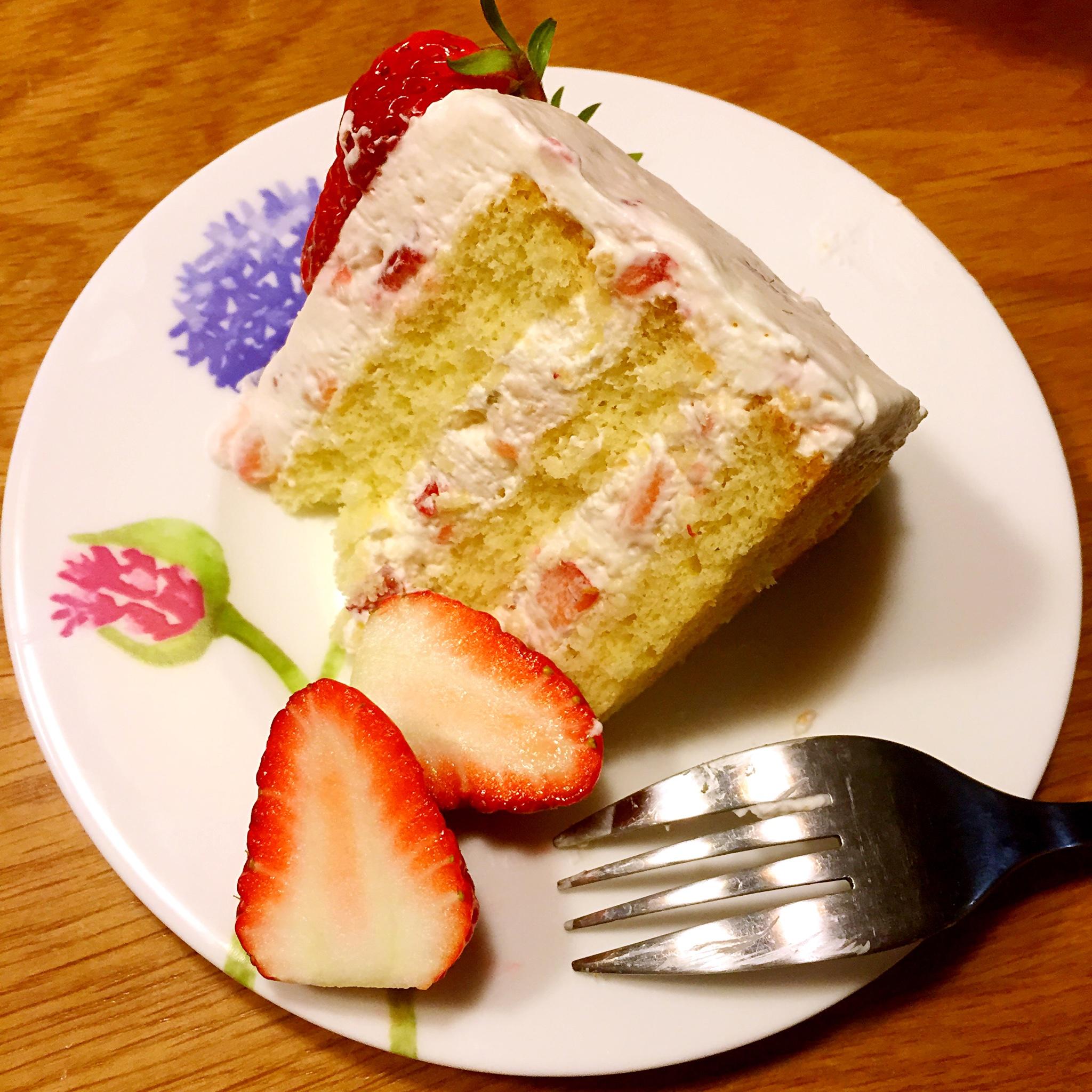 新鮮草莓蛋糕Fresh Strawberry cake的做法 步骤7