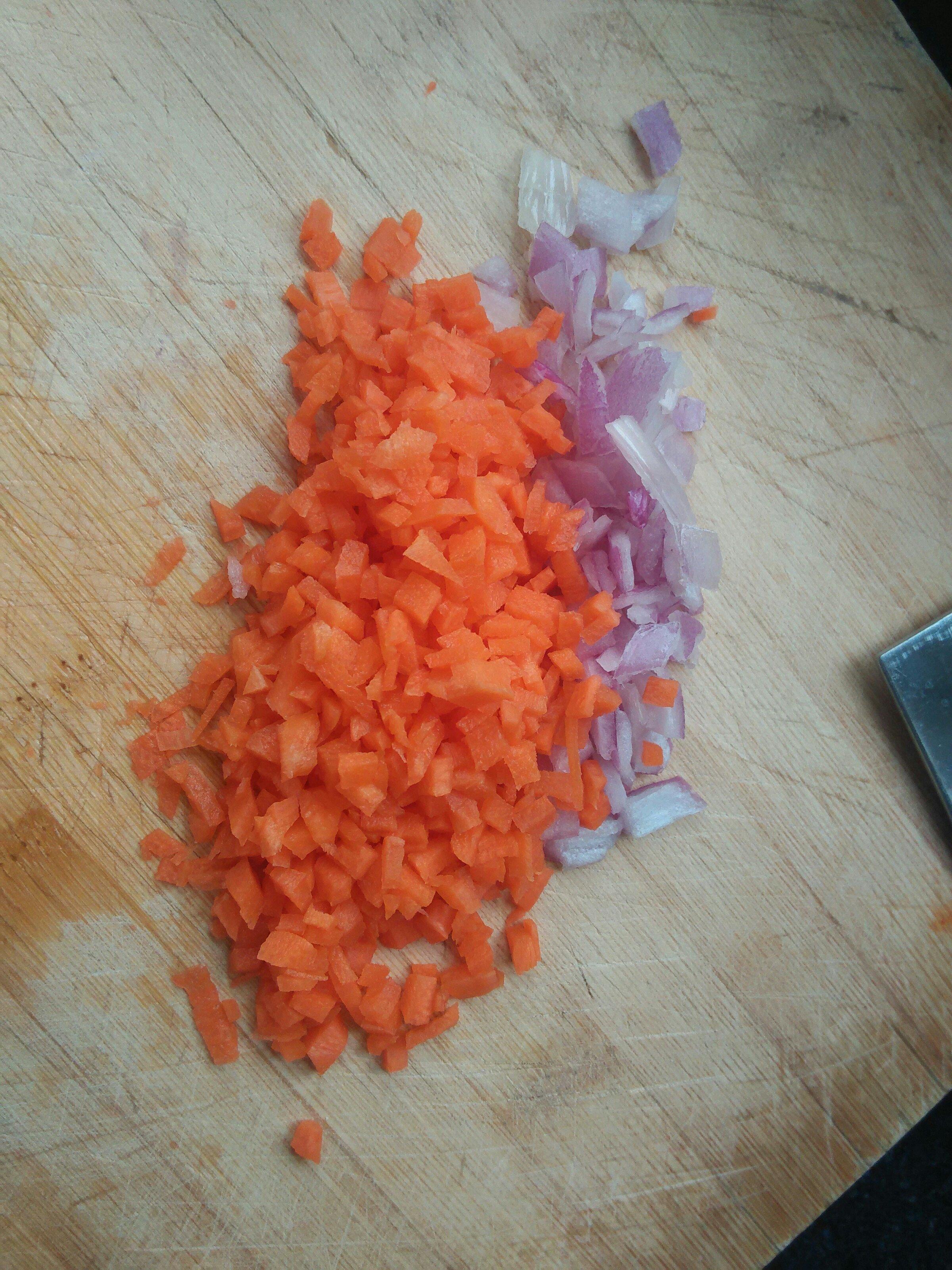辣蘿蔔蛋炒飯的做法 步骤1