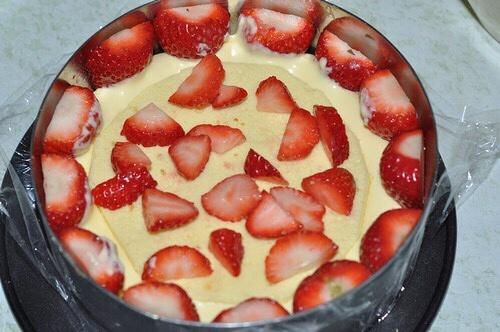 草莓乳酪蛋糕的做法 步骤13