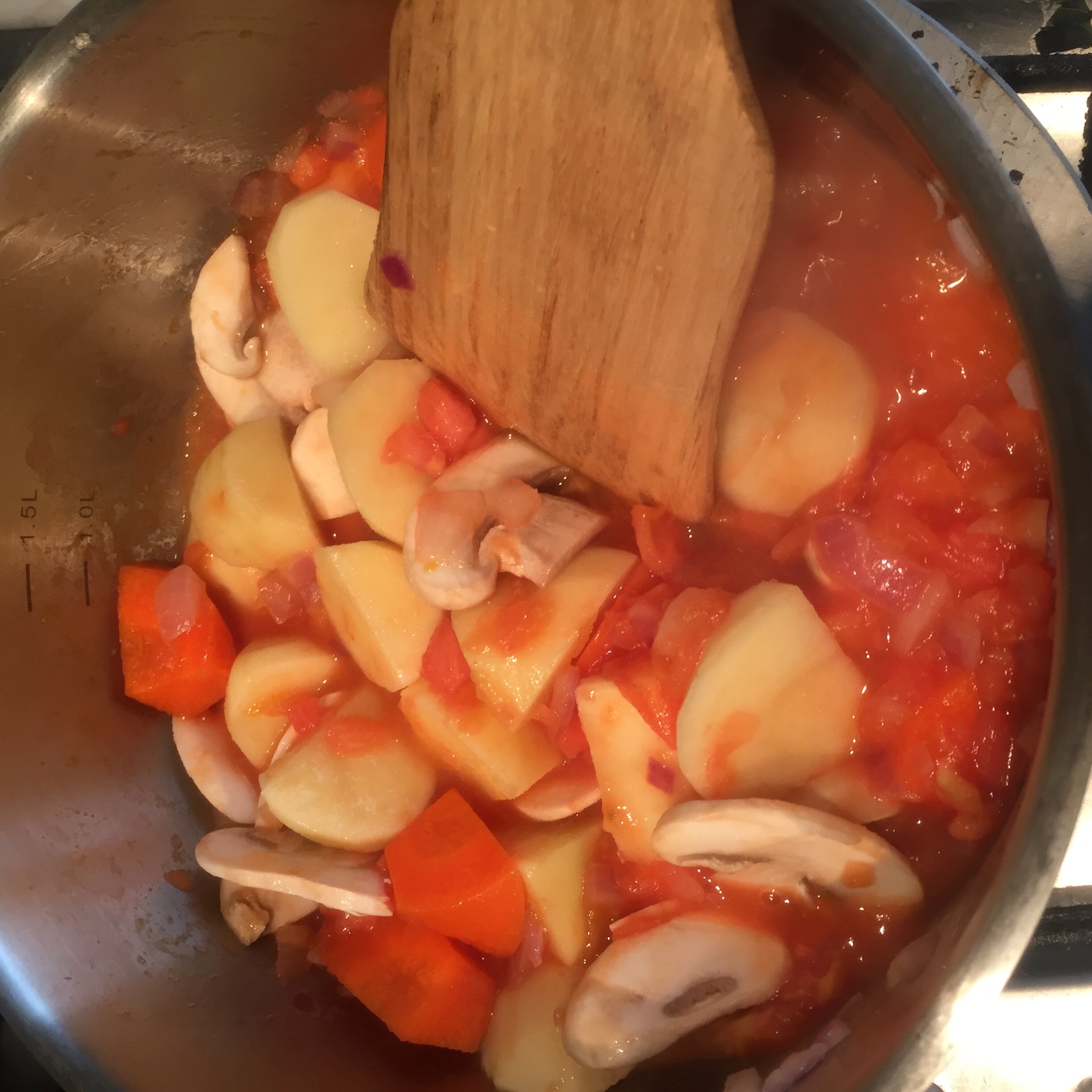 素食•簡版羅宋湯（蔬菜濃湯）的做法 步骤5
