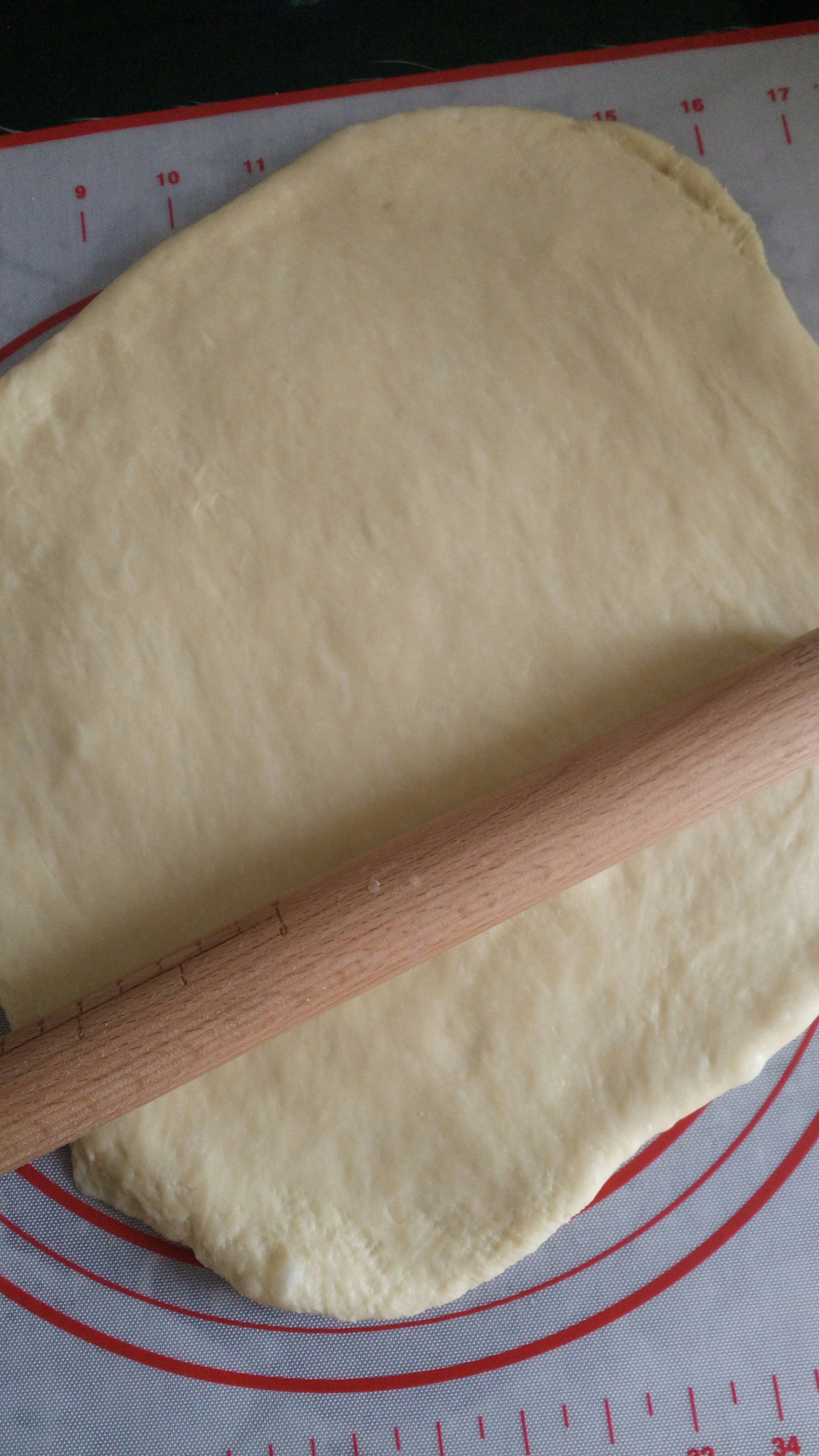 葡萄乾奶油麪包卷的做法 步骤7