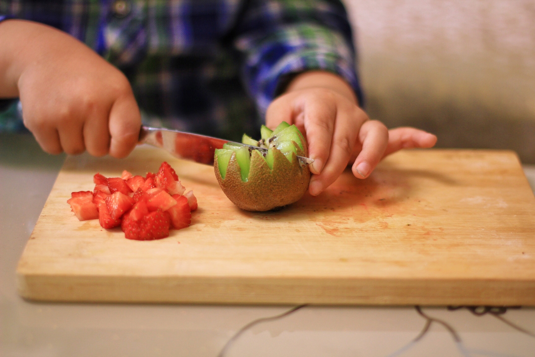 跟孩子一起動手--水果小湯圓的做法 步骤2