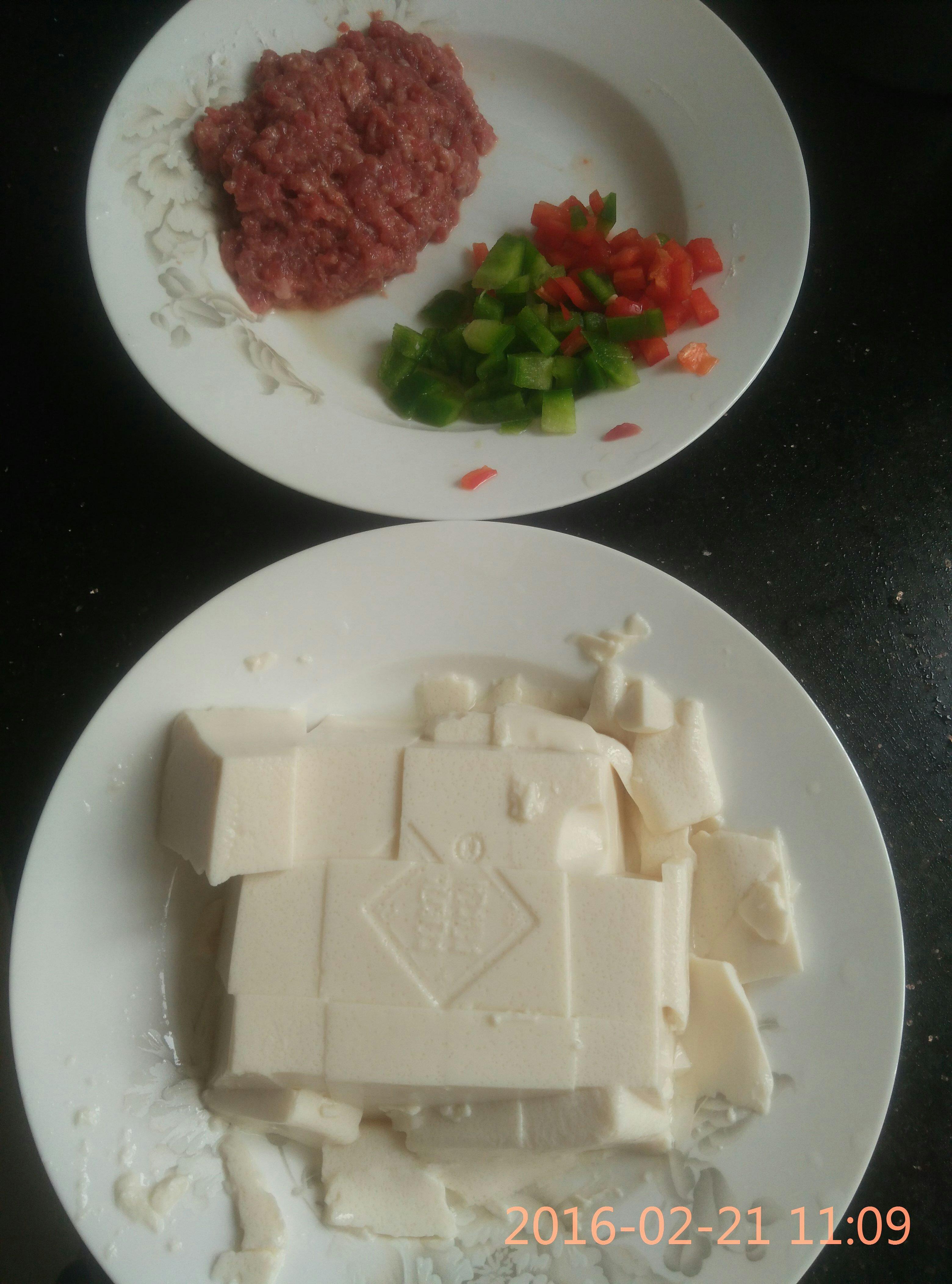 紅燒牛肉末豆腐的做法 步骤2