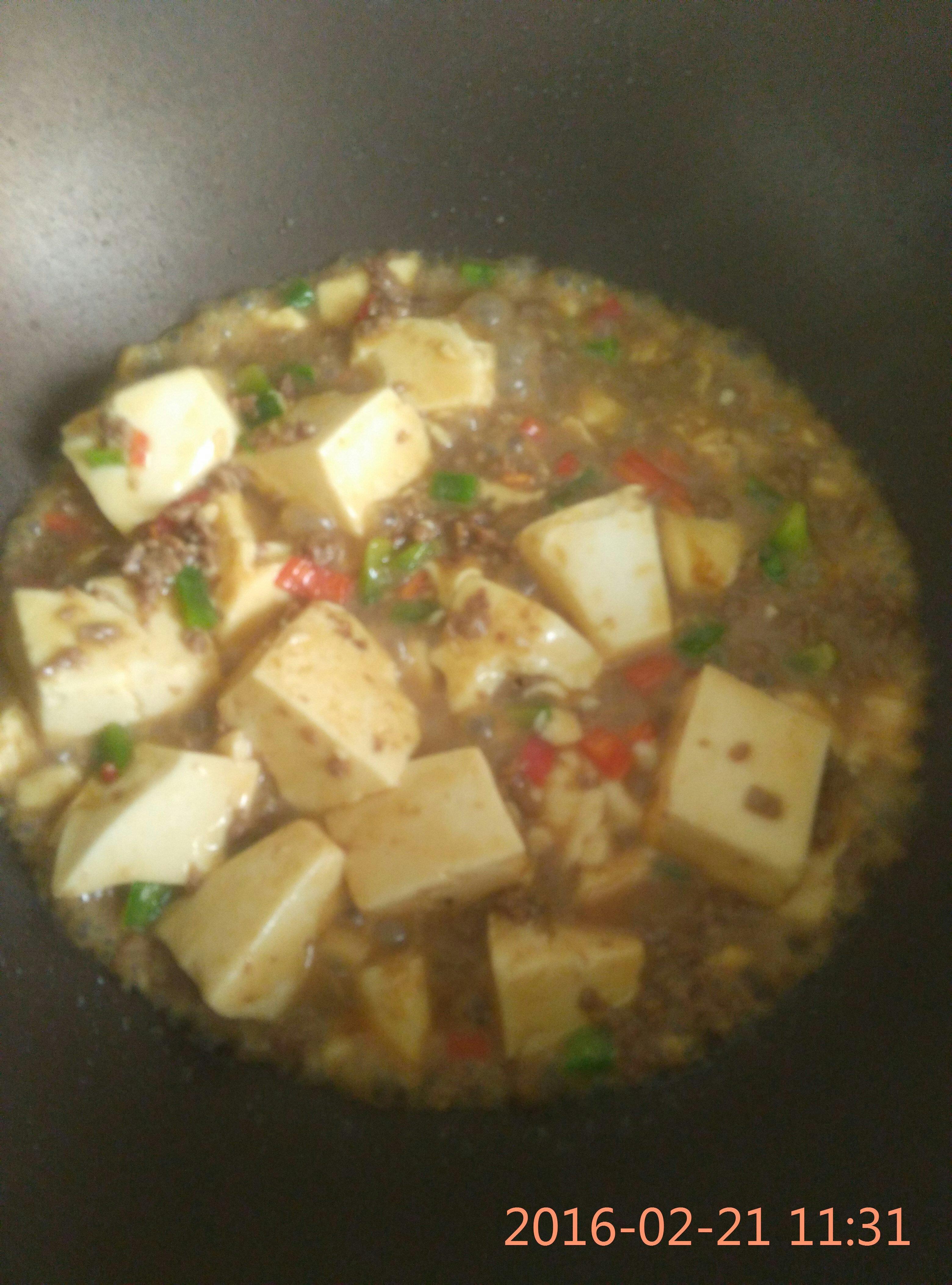 紅燒牛肉末豆腐的做法 步骤5