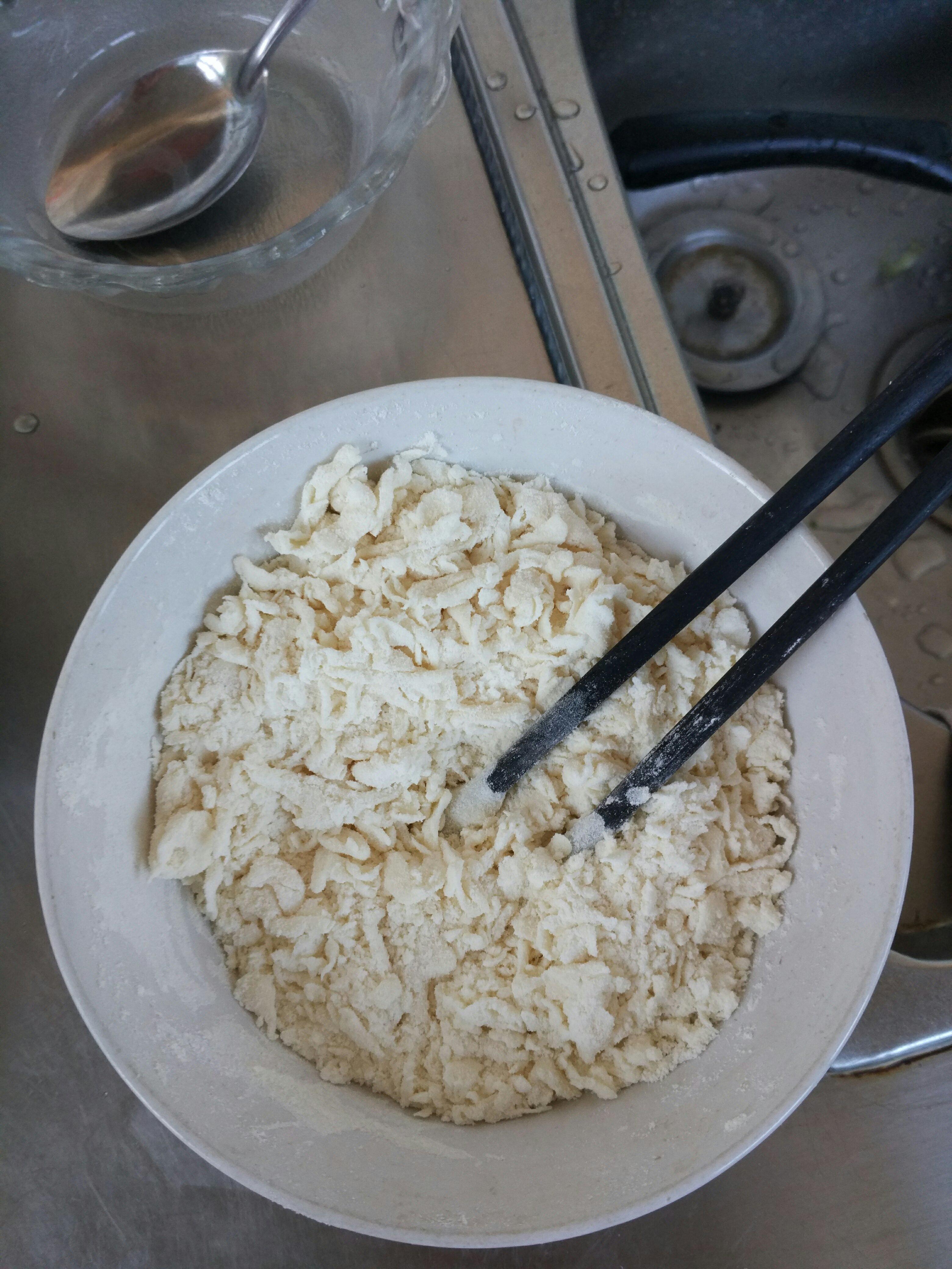 元宵疙瘩湯（超簡單還有拌米粒麪疙瘩的小竅門哦）的做法 步骤3