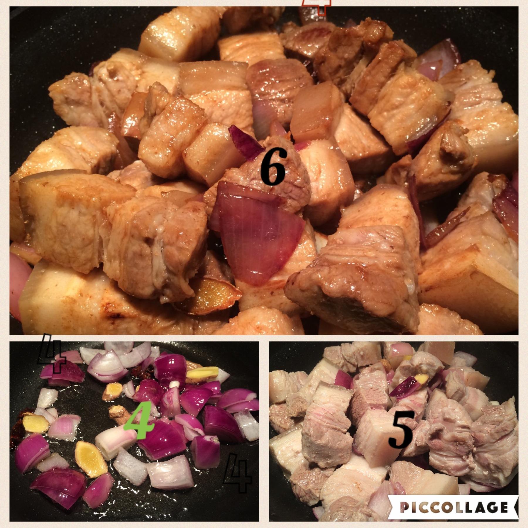 燜紅燒肉（洋蔥&葡萄酒）的做法 步骤2