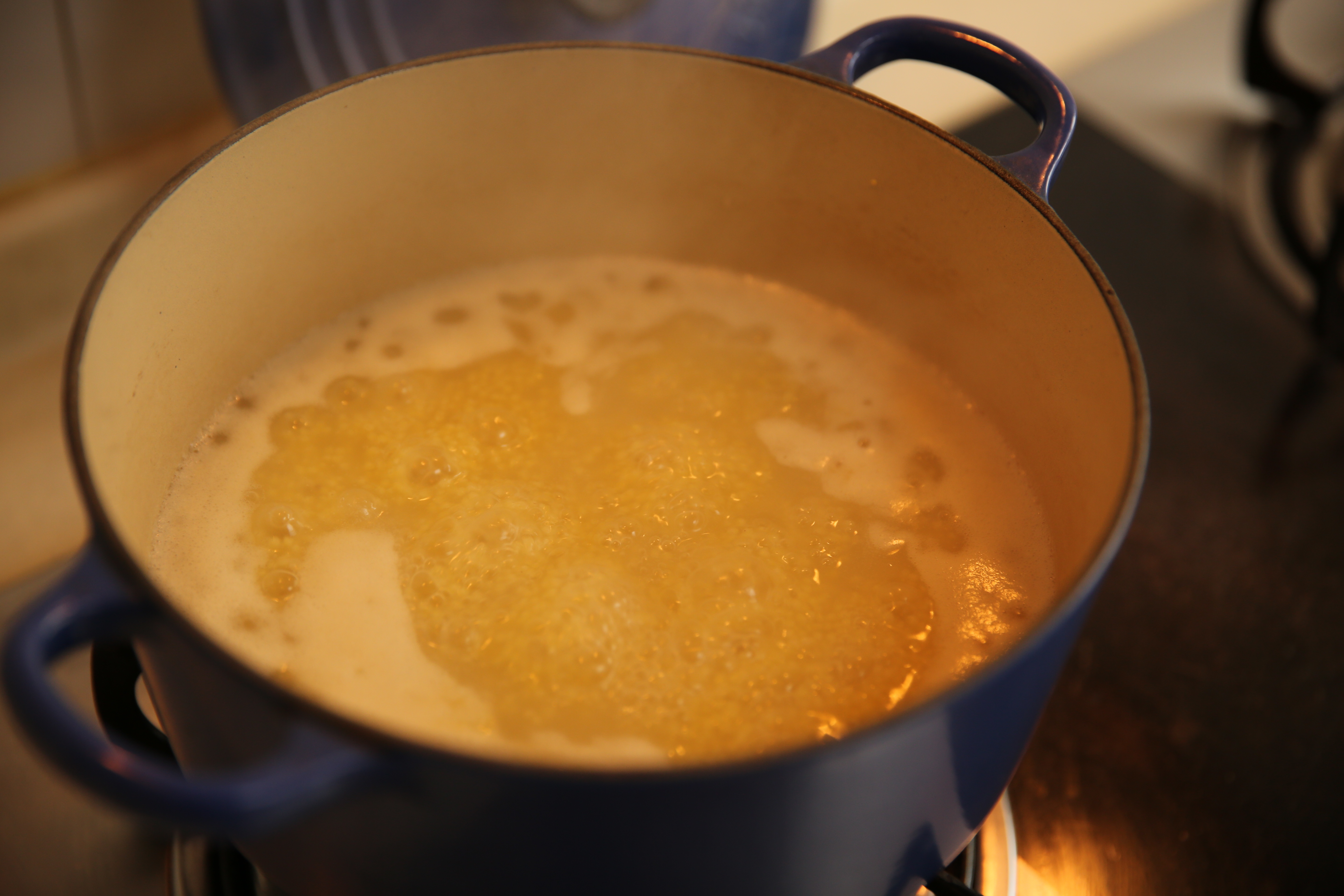 海蔘小米粥，快手營養早餐，鑄鐵鍋版的做法 步骤3