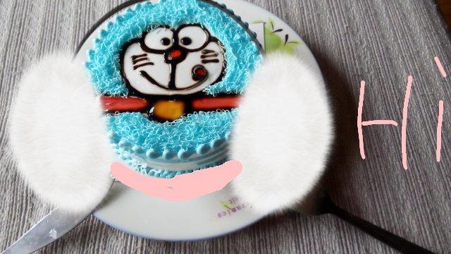 哆啦A夢小蛋糕的做法 步骤9