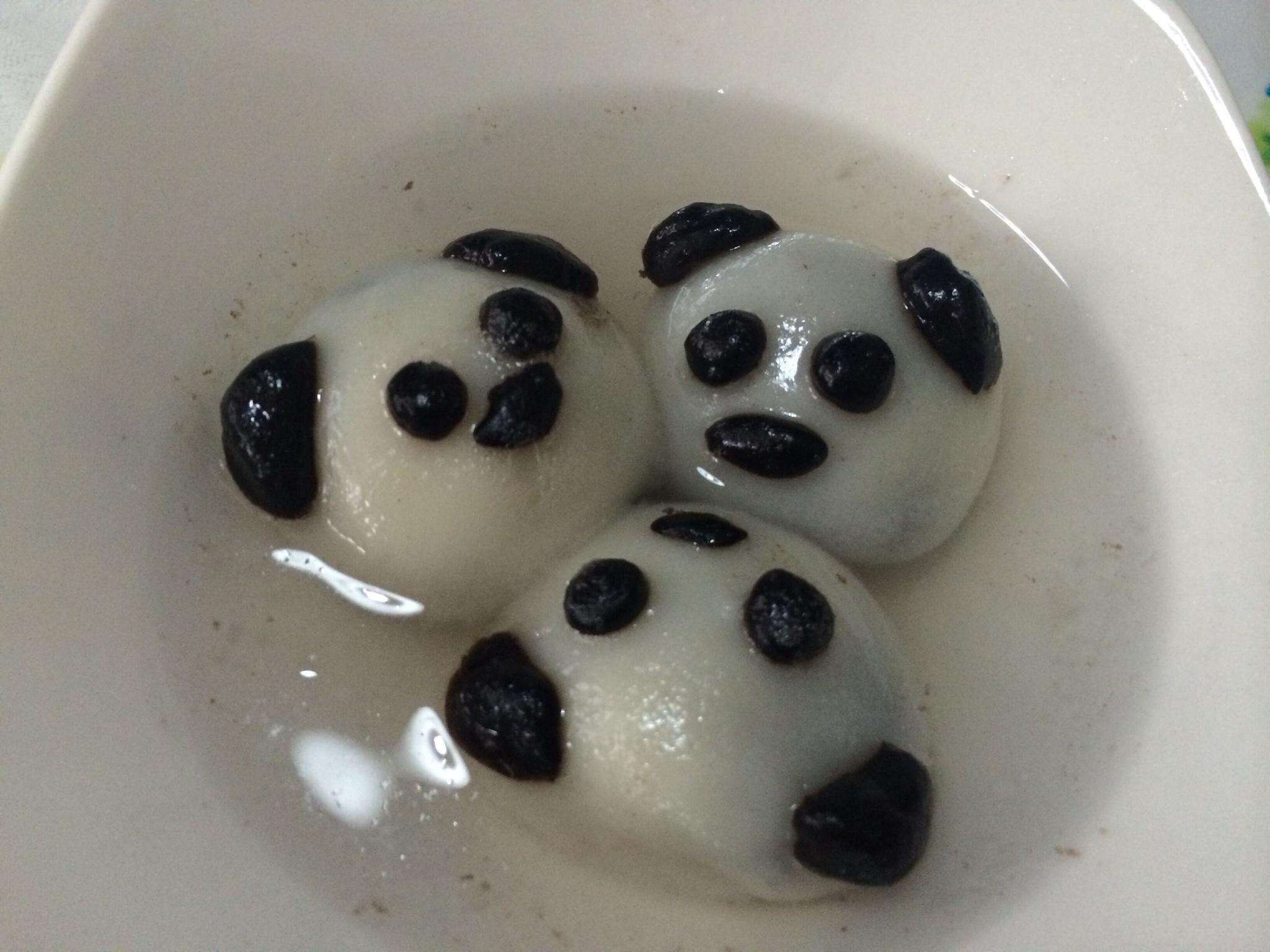 熊貓湯圓的做法 步骤8