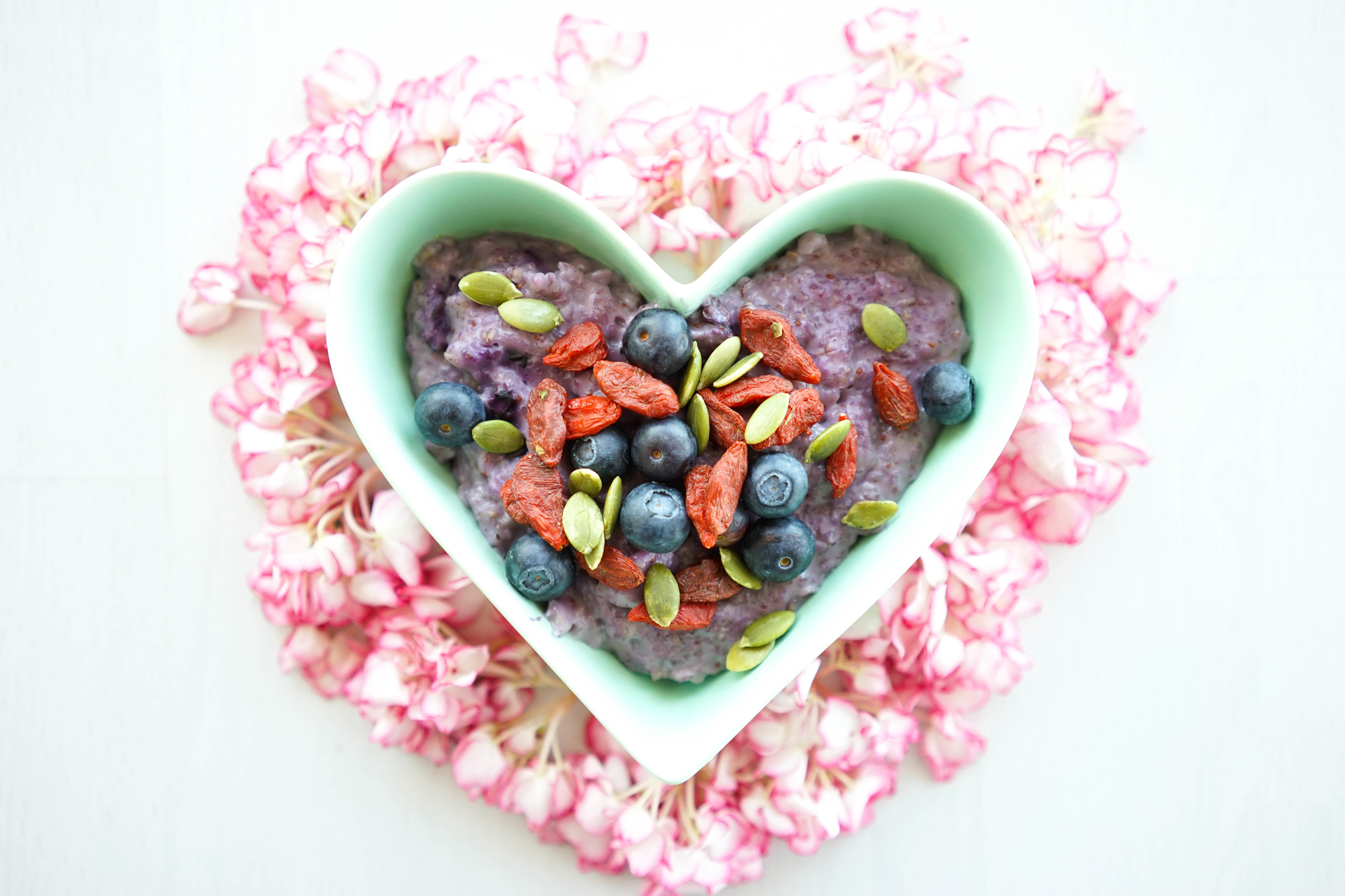 藍莓紫麥片粥的做法 步骤3