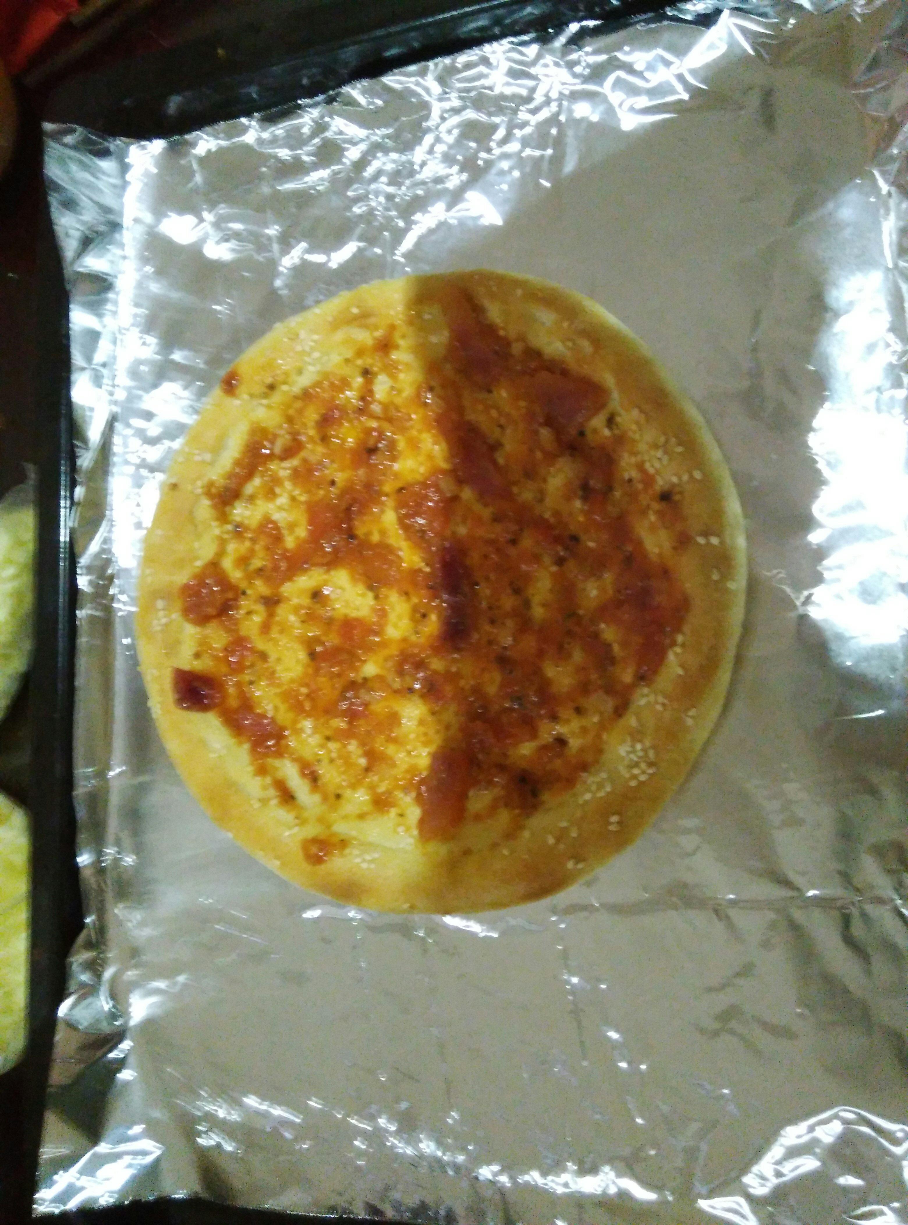 （懶人）新疆大饢版豪華至尊披薩的做法 步骤2