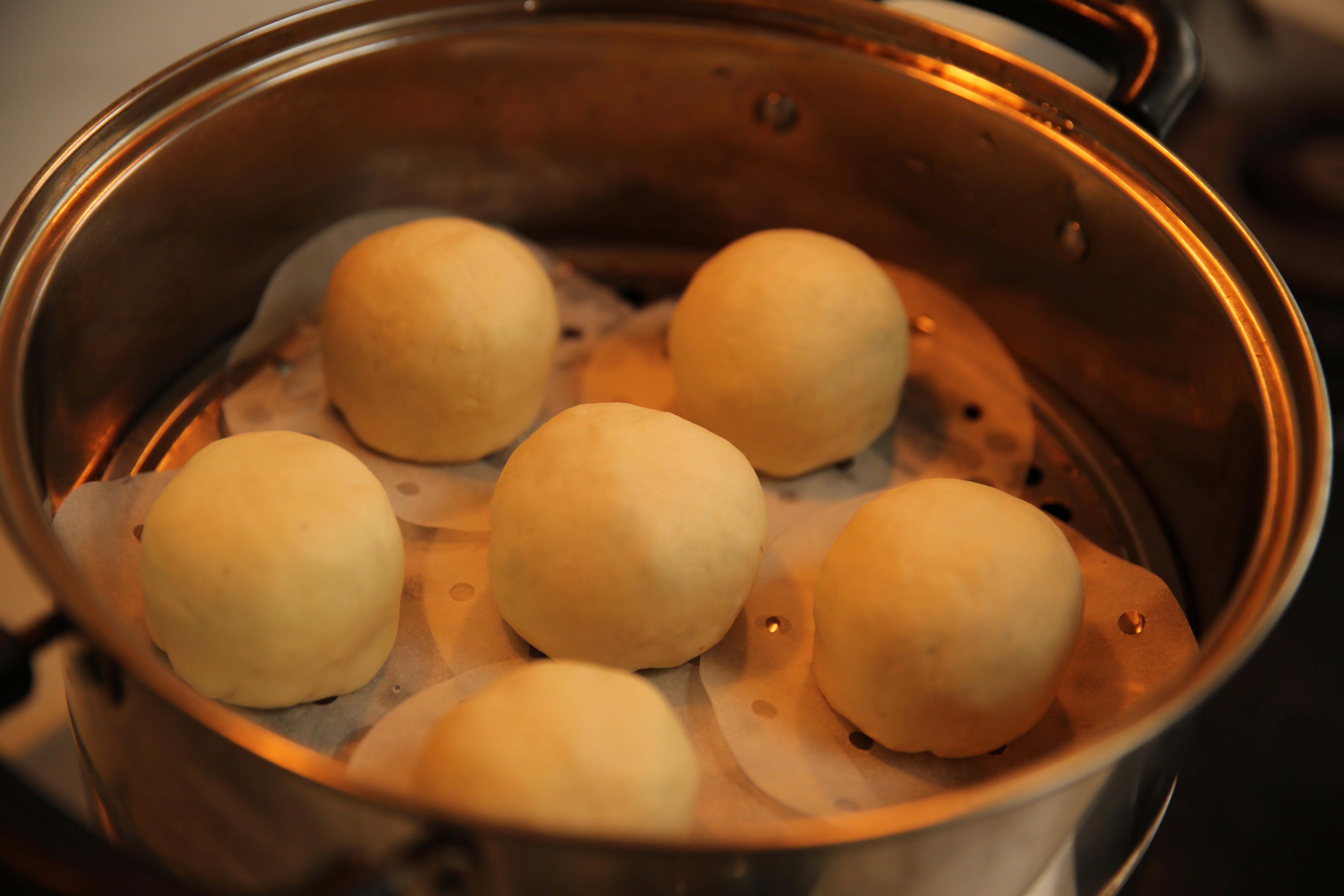 豆包兒(自制紅豆餡),附超級簡單紅豆餡製作過程的做法 步骤9
