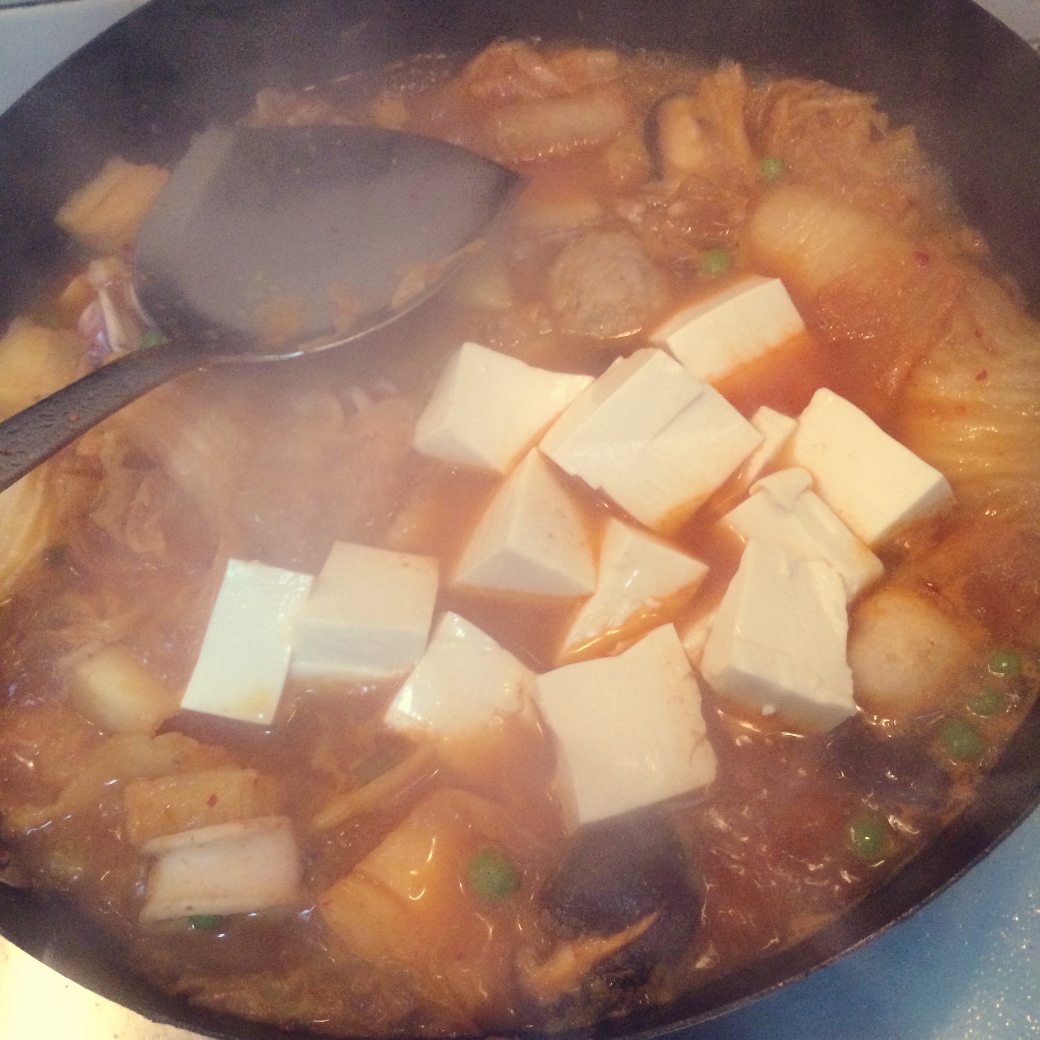 韓式海鮮泡菜湯的做法 步骤5