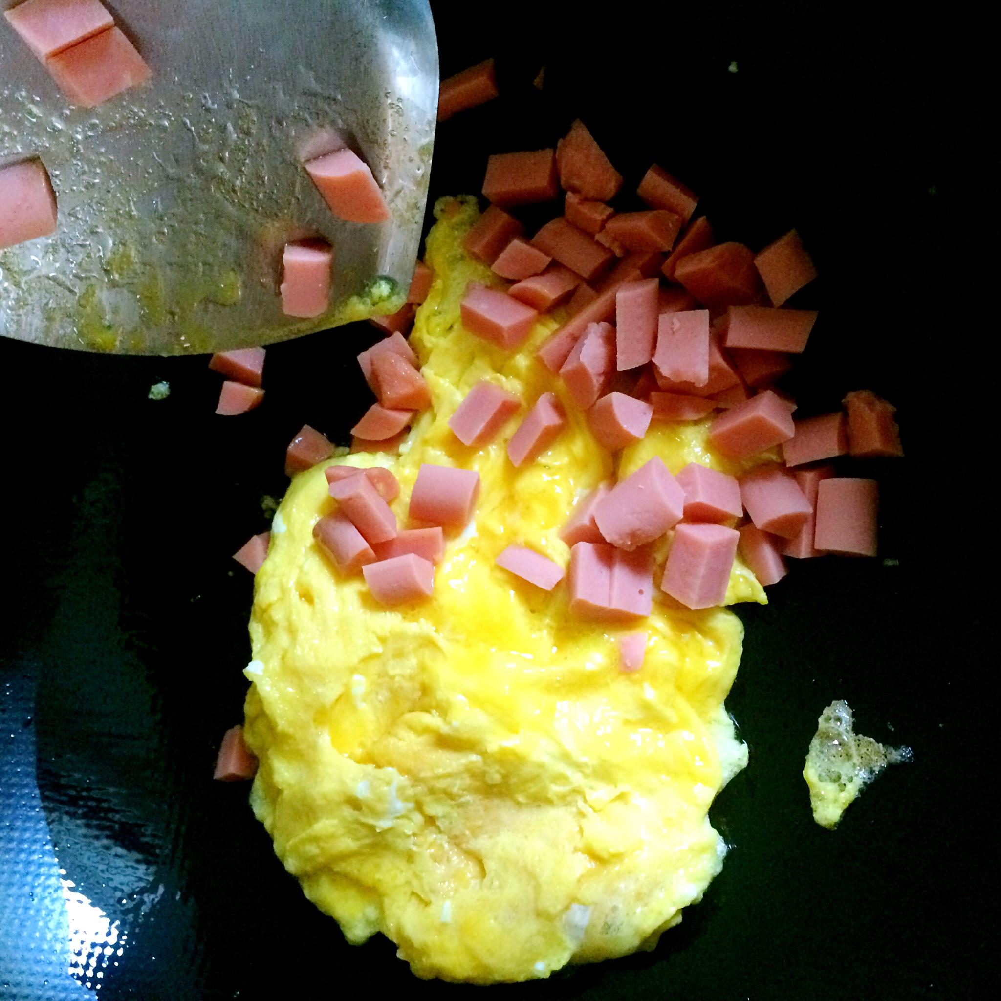 蛋炒飯的做法 步骤4