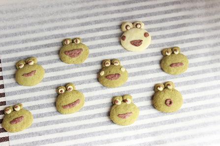 小青蛙餅乾的做法 步骤6